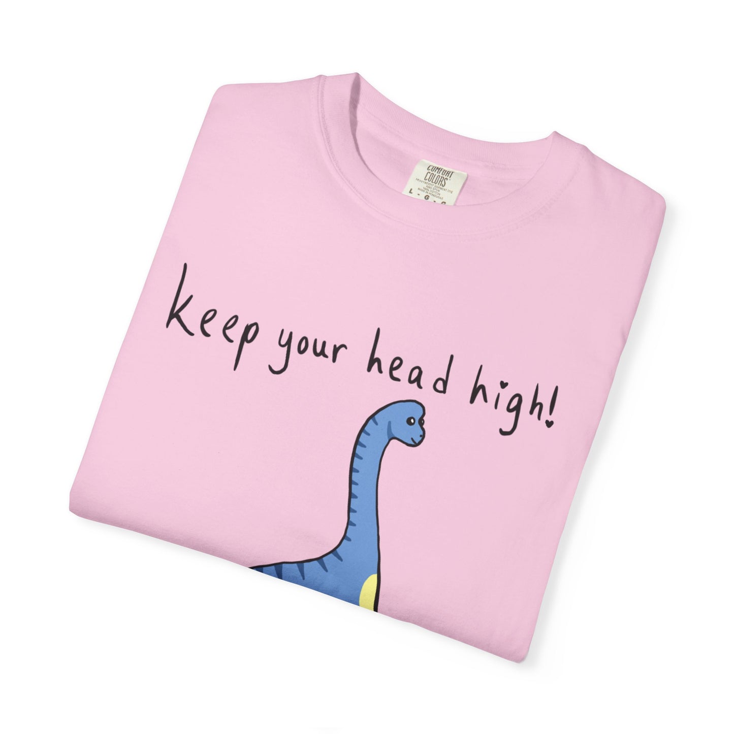‘Keep Your Head High’ Billy Brachiosaurus Dinosaur Unisex T-shirt