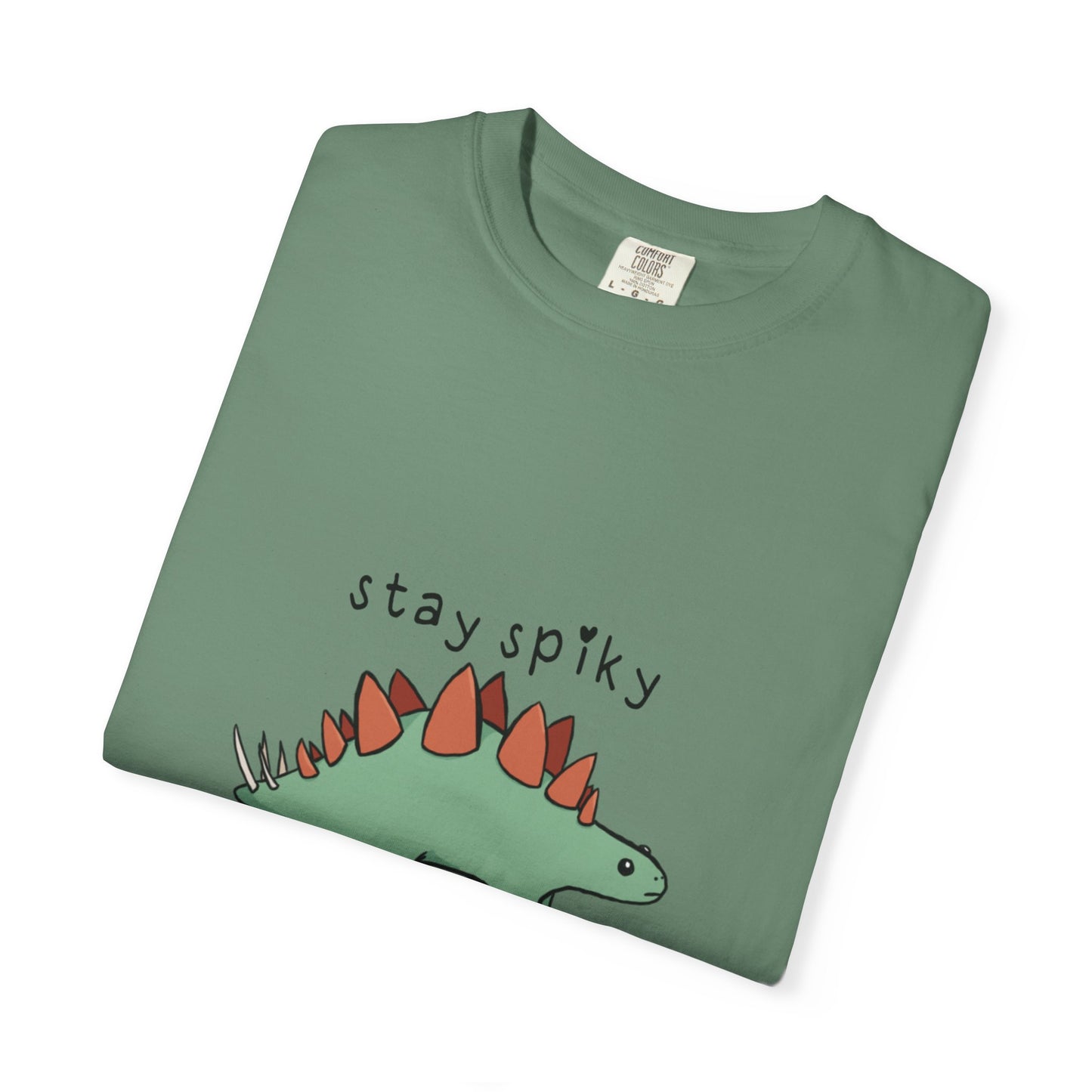 ‘Stay Spiky’ Sammy Stegosaurus Dinosaur Unisex T-Shirt