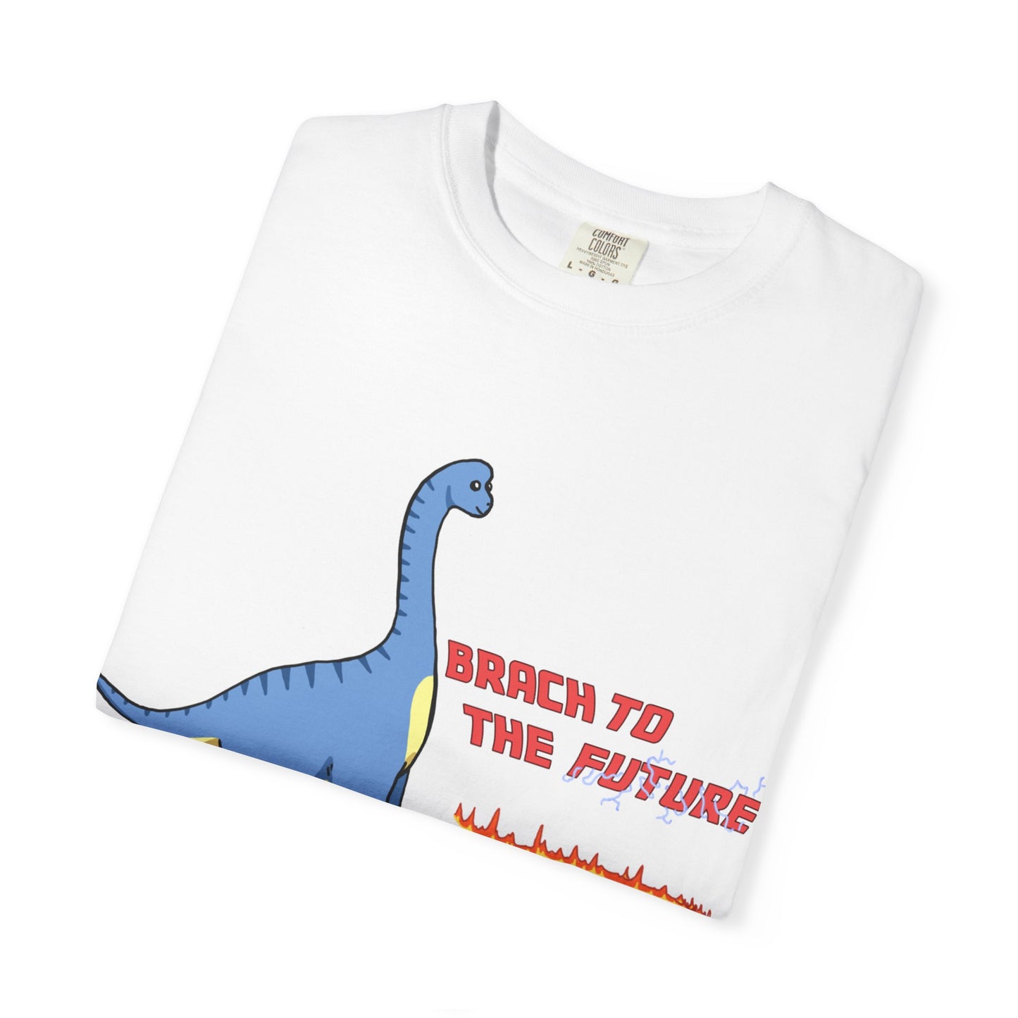 ‘Brach to the Future’ Billy Brachiosaurus Dinosaur Unisex T-shirt