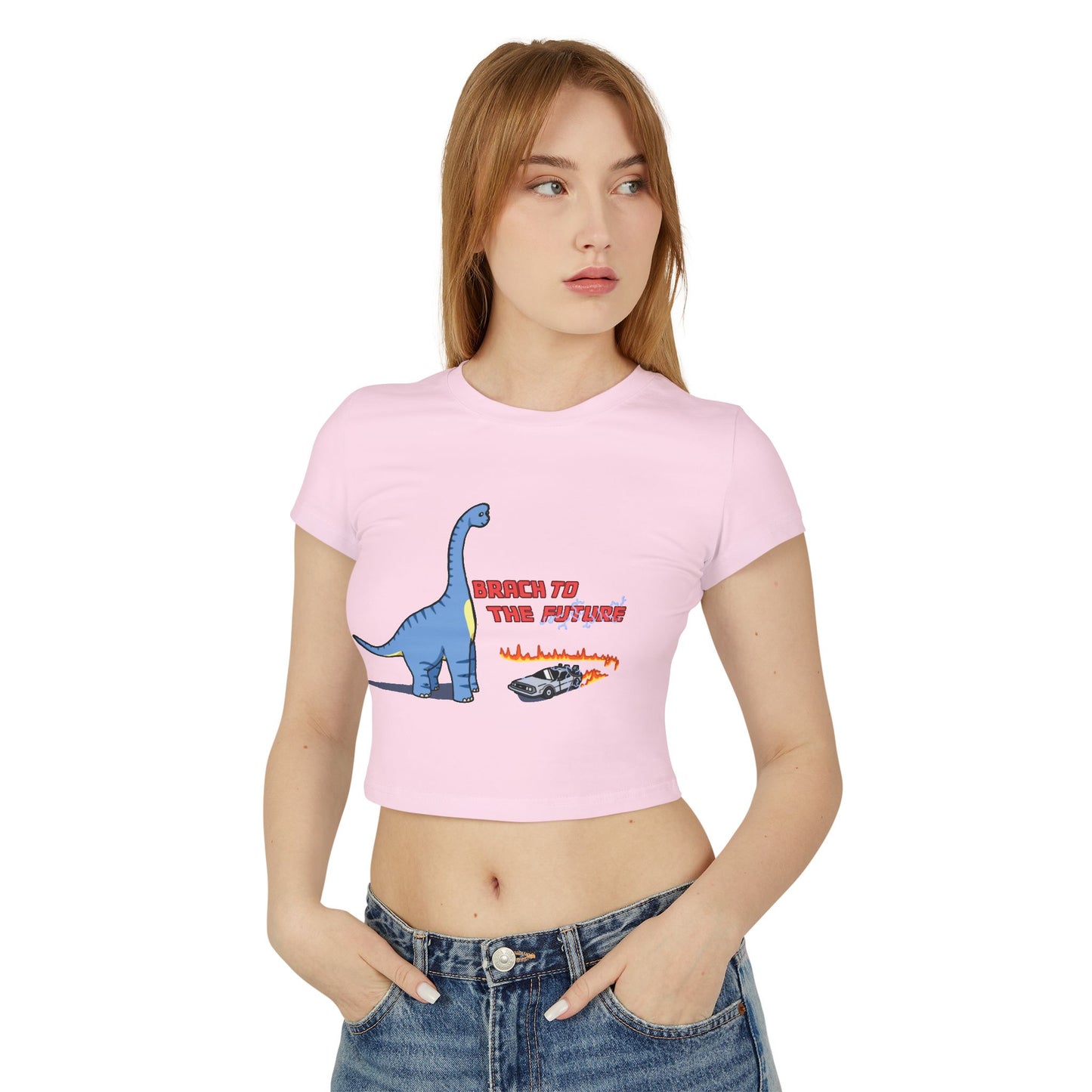 ‘Brach to the Future’ Billy Brachiosaurus Dinosaur Baby Tee