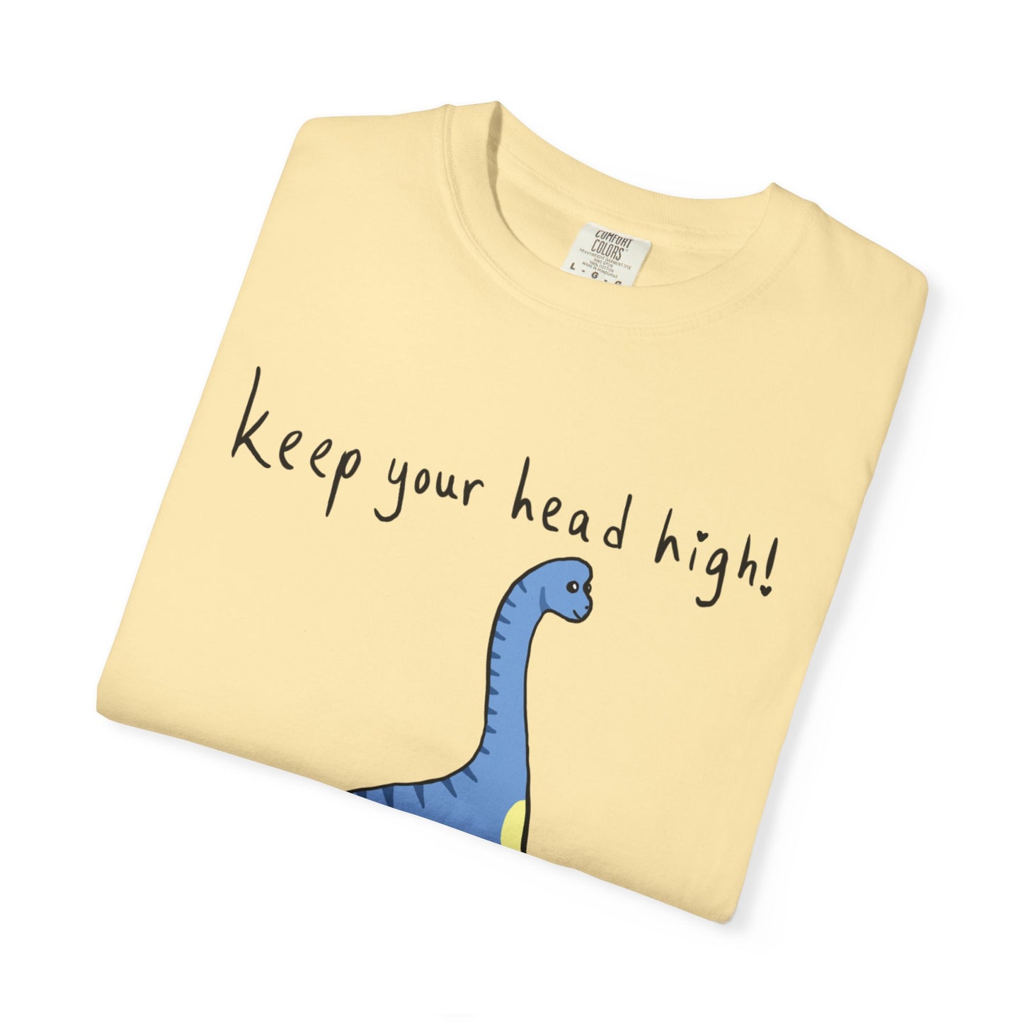 ‘Keep Your Head High’ Billy Brachiosaurus Dinosaur Unisex T-shirt