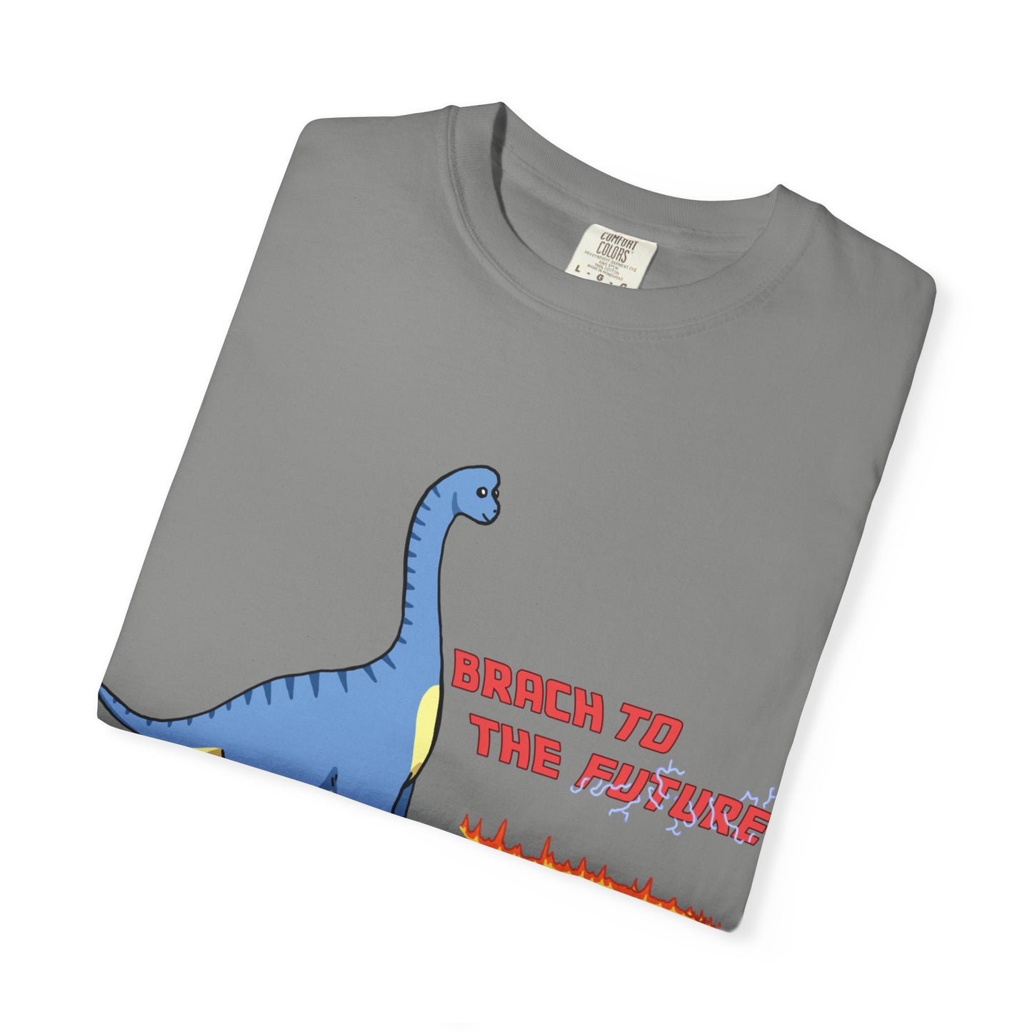‘Brach to the Future’ Billy Brachiosaurus Dinosaur Unisex T-shirt