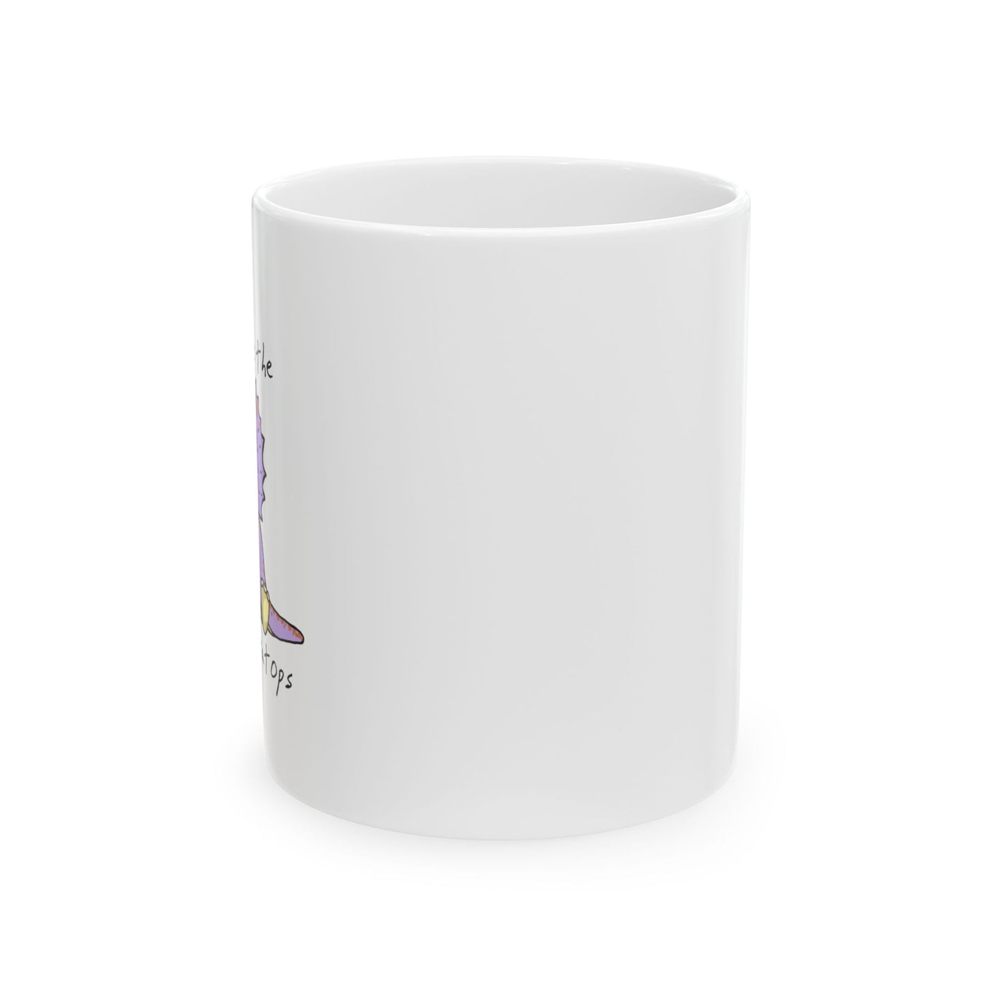 ‘Trixie the Triceratops’ Dinosaur Ceramic Mug