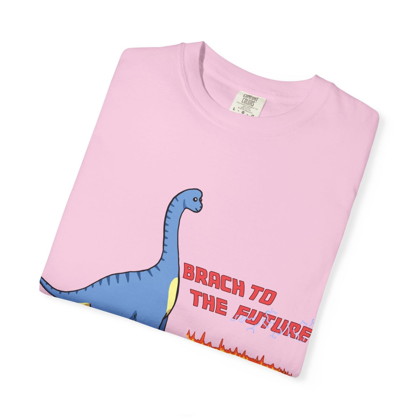‘Brach to the Future’ Billy Brachiosaurus Dinosaur Unisex T-shirt