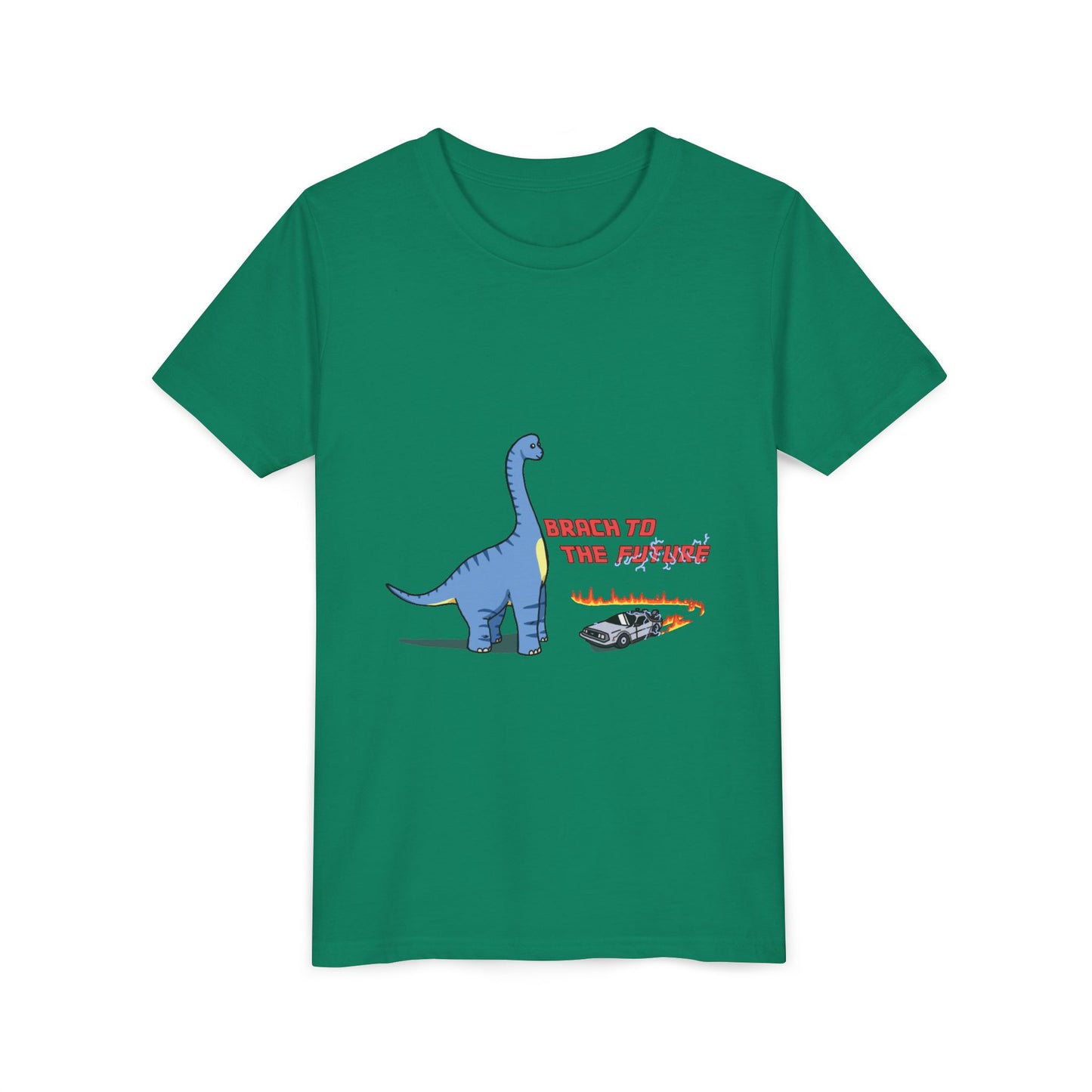 ‘Brach to the Future’ Billy Brachiosaurus Dinosaur Youth Tee