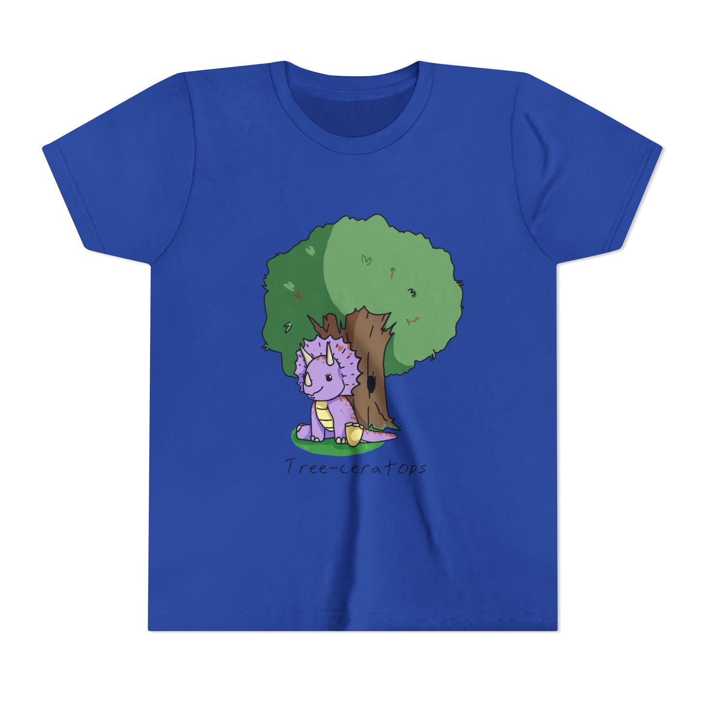 ‘Tree-ceratops’ Trixie Triceratops Dinosaur Youth Tee