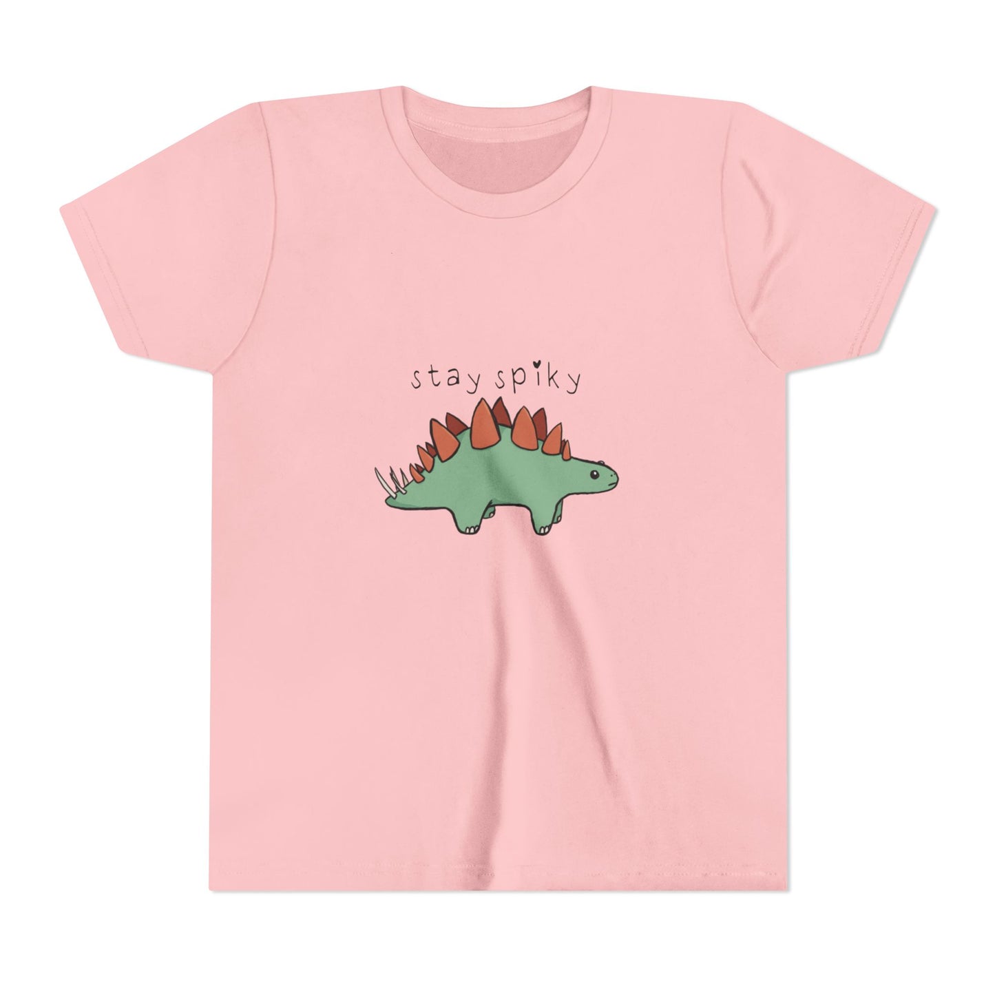 ‘Stay Spiky’ Sammy Stegosaurus Dinosaur Youth Tee