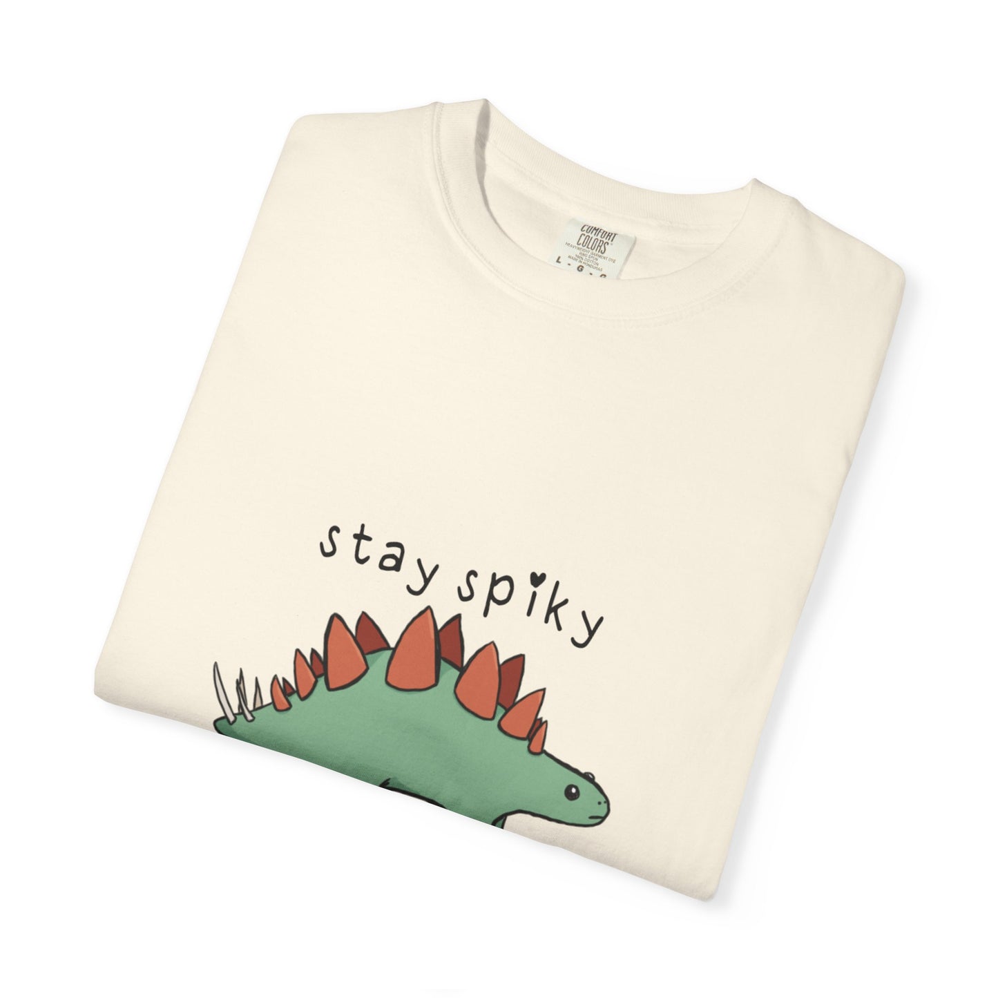 ‘Stay Spiky’ Sammy Stegosaurus Dinosaur Unisex T-Shirt