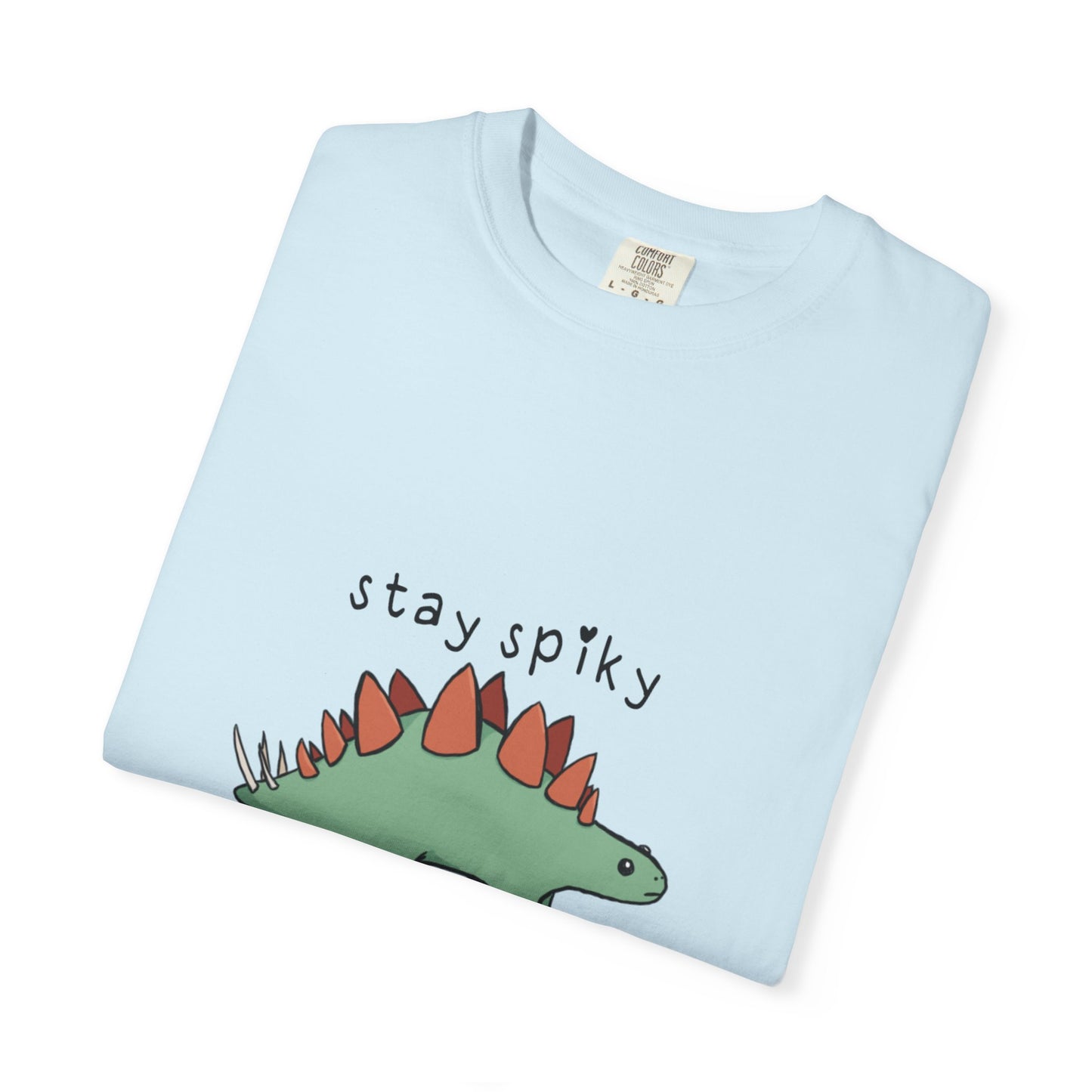 ‘Stay Spiky’ Sammy Stegosaurus Dinosaur Unisex T-Shirt