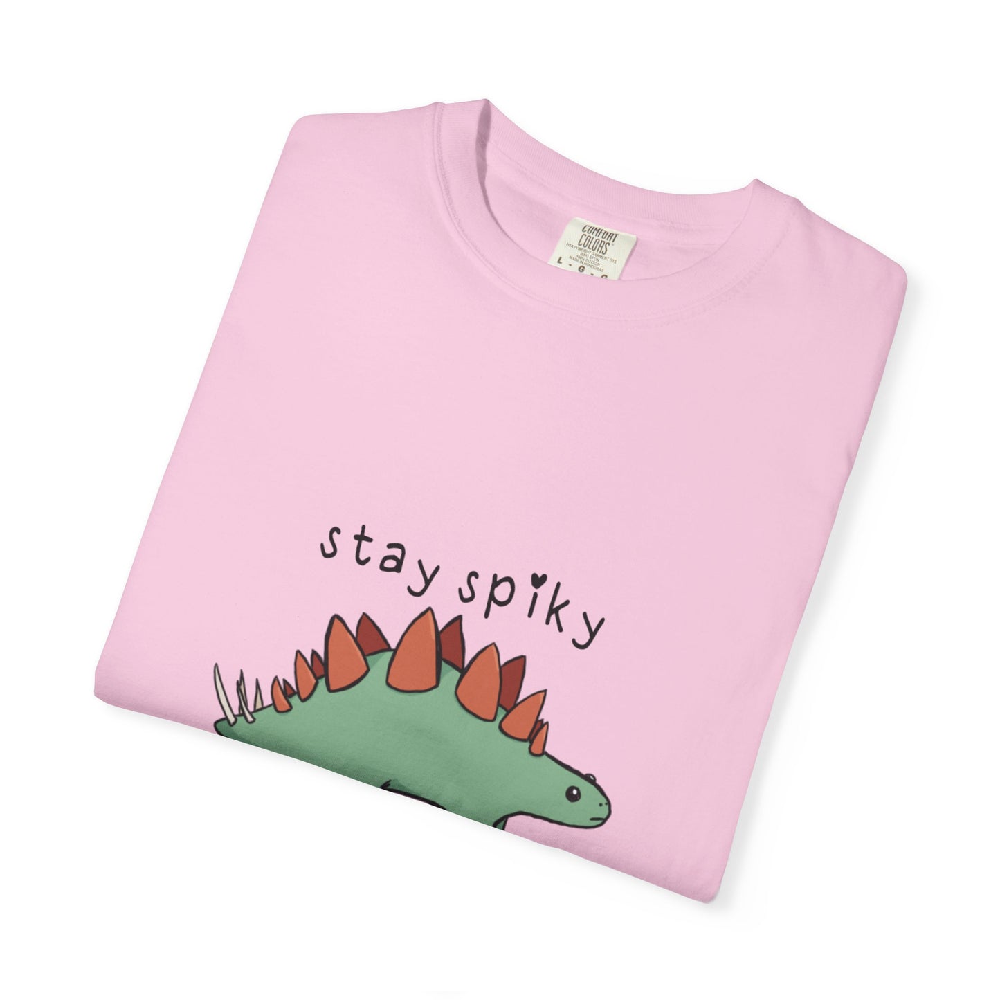 ‘Stay Spiky’ Sammy Stegosaurus Dinosaur Unisex T-Shirt