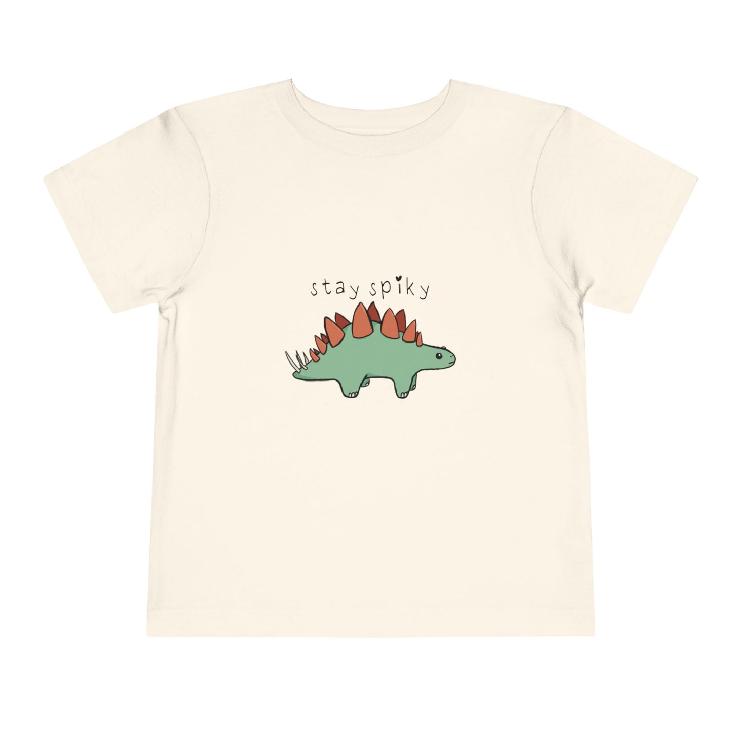 ‘Stay Spiky’ Sammy Stegosaurus Dinosaur Toddler Tee