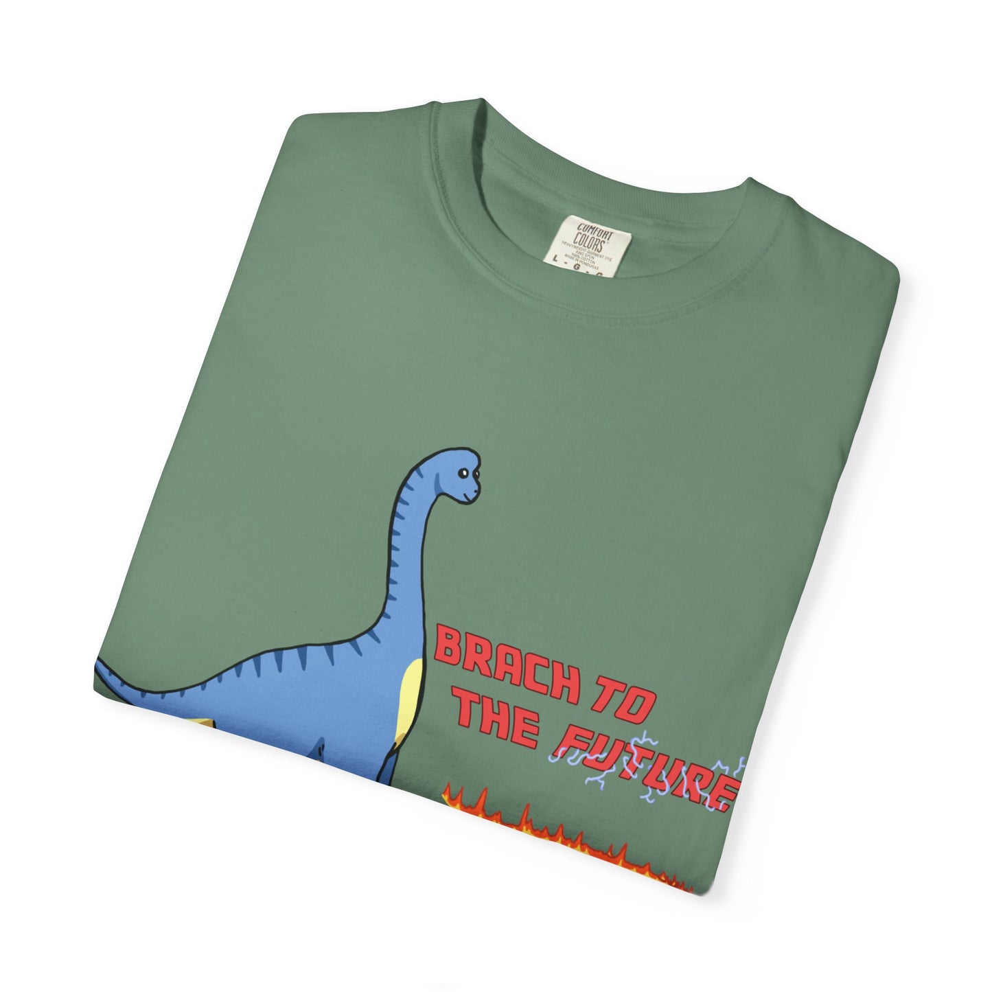 ‘Brach to the Future’ Billy Brachiosaurus Dinosaur Unisex T-shirt