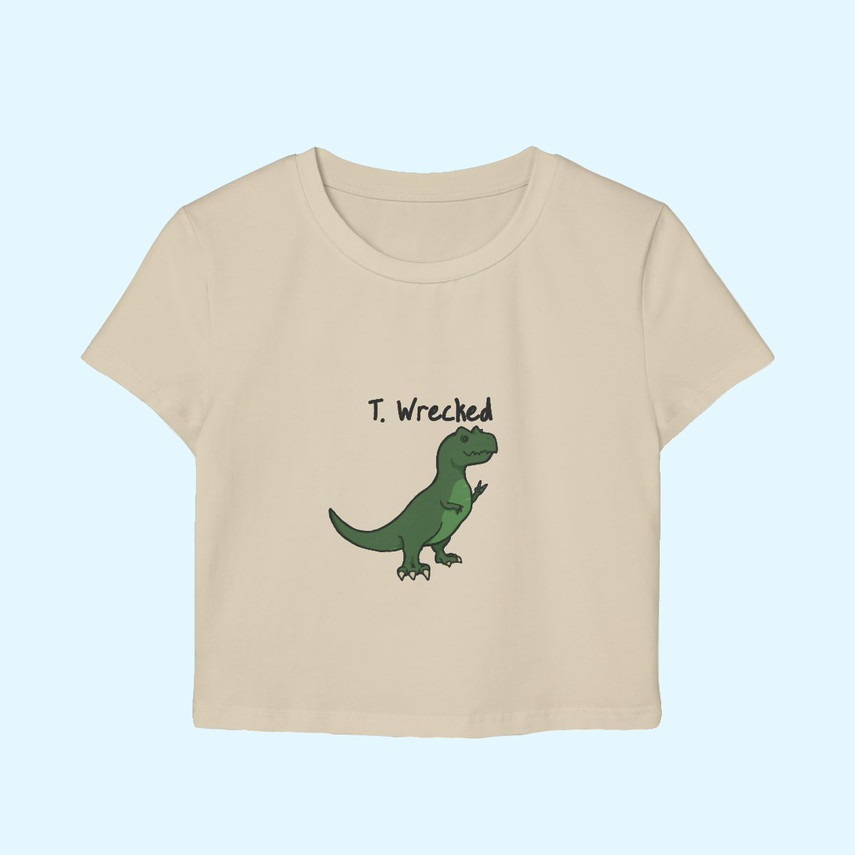 ‘T. Wrecked’ Tori T. Rex Dinosaur Baby Tee