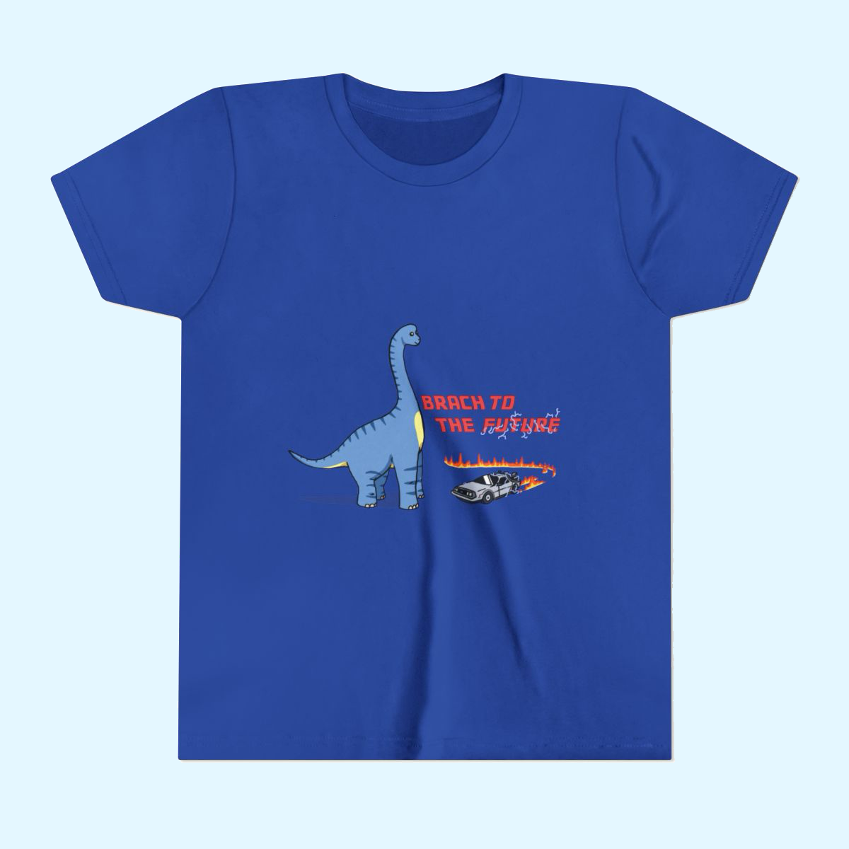 ‘Brach to the Future’ Billy Brachiosaurus Dinosaur Youth Tee
