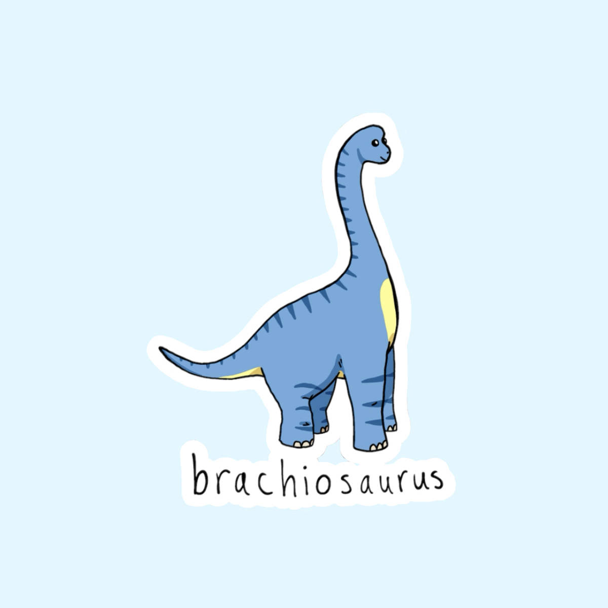‘Brachiosaurus’ Billy Brachiosaurus Dinosaur Sticker