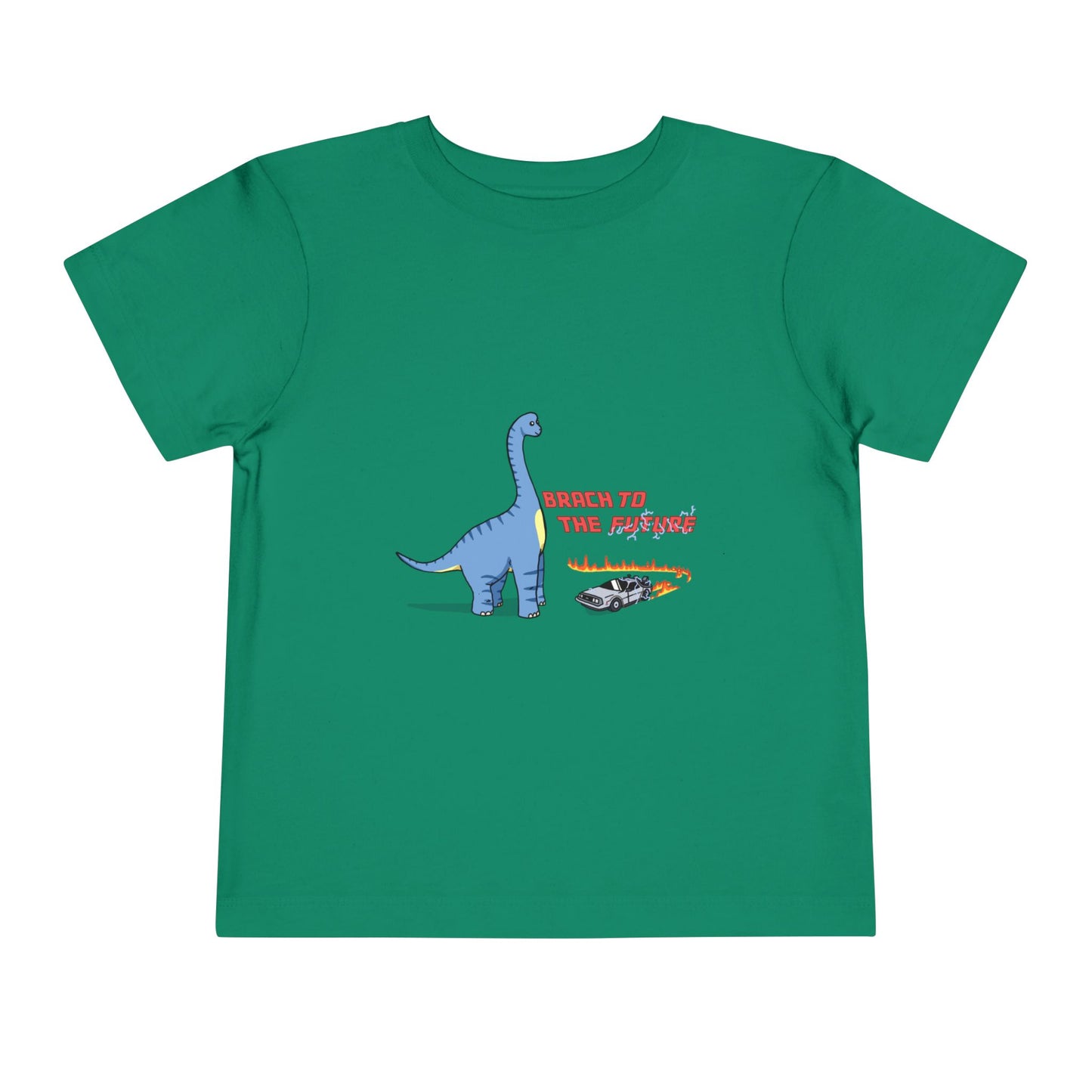 ‘Brach to the Future’ Billy Brachiosaurus Dinosaur Toddler Tee