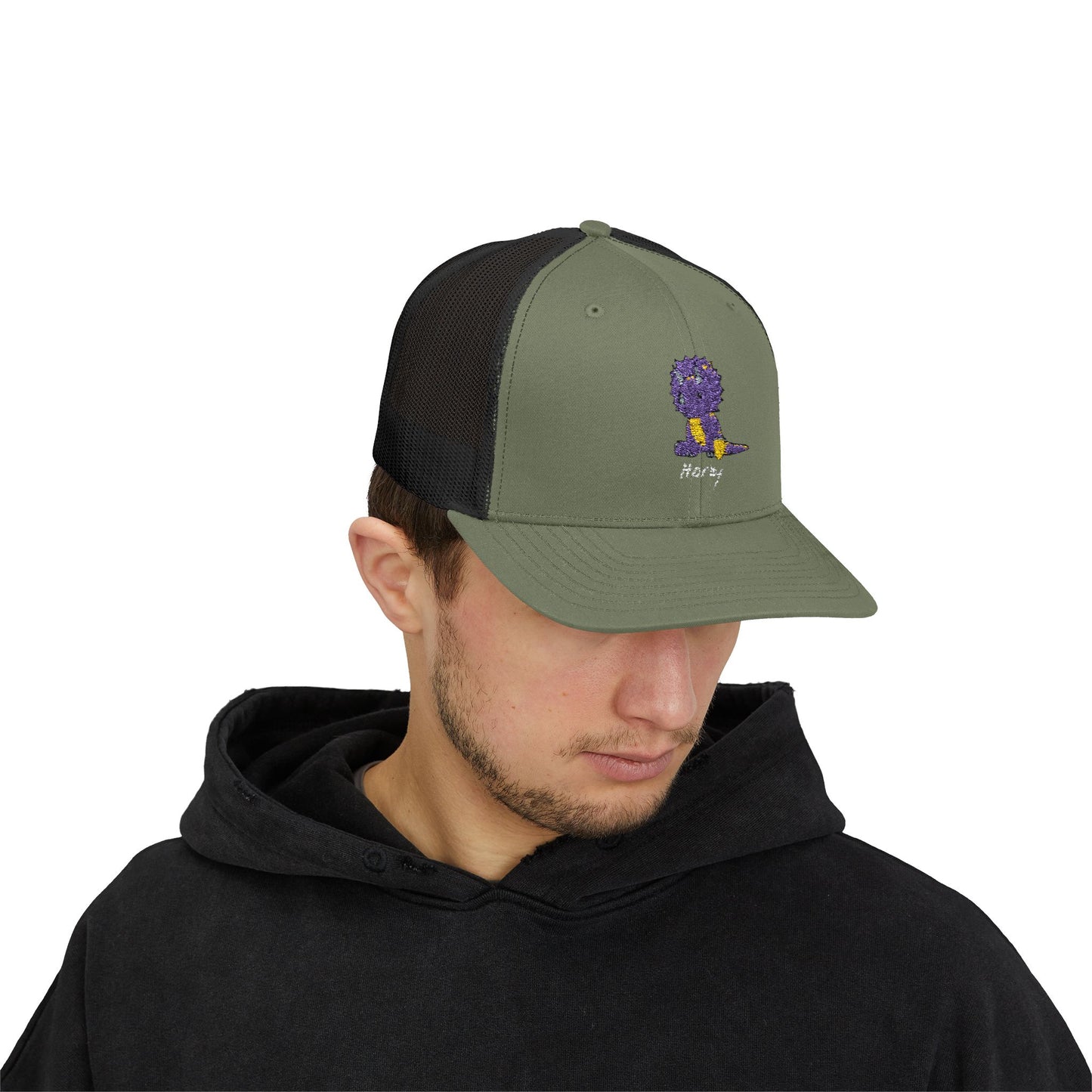 ‘Horny’ Triceratops Snapback Trucker Cap - Trixie