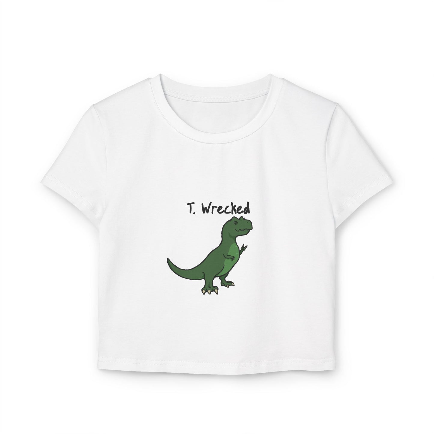‘T. Wrecked’ Tori T. Rex Dinosaur Baby Tee