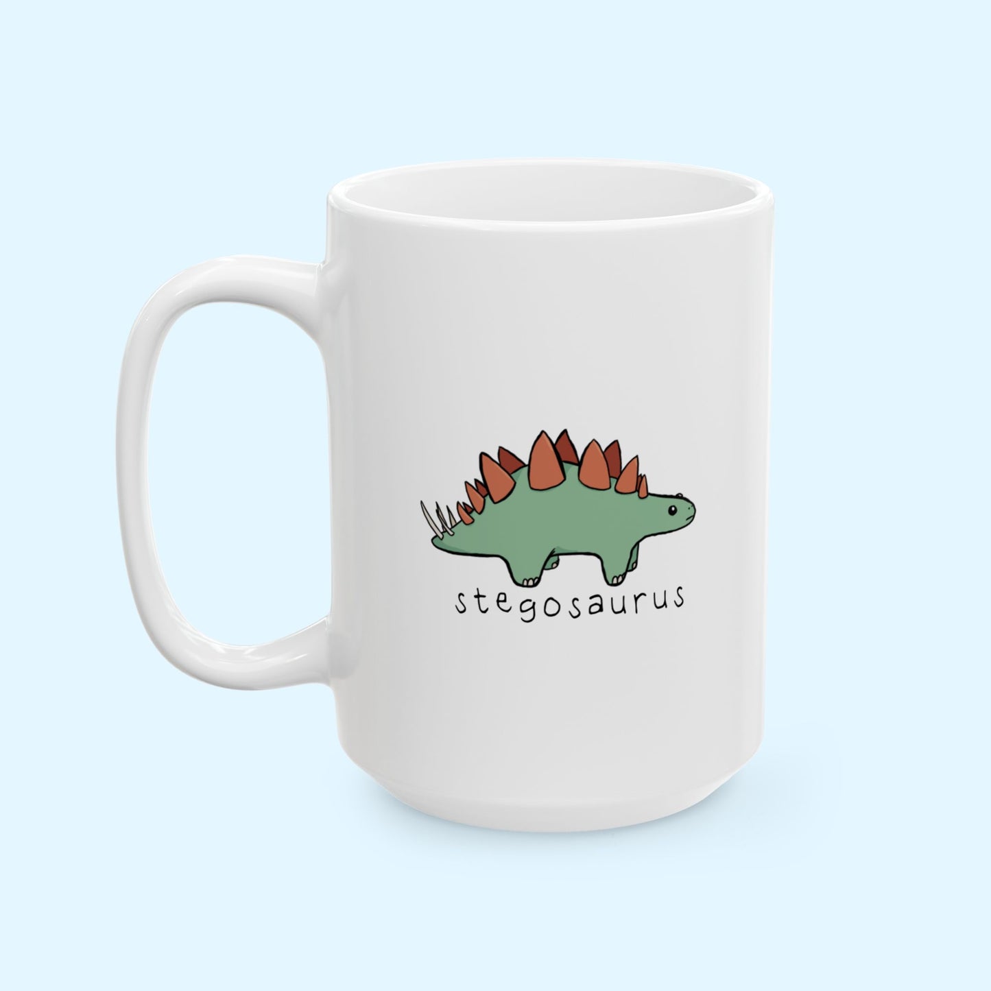 ‘Stegosaurus’ Dinosaur Ceramic Mug - Sammy