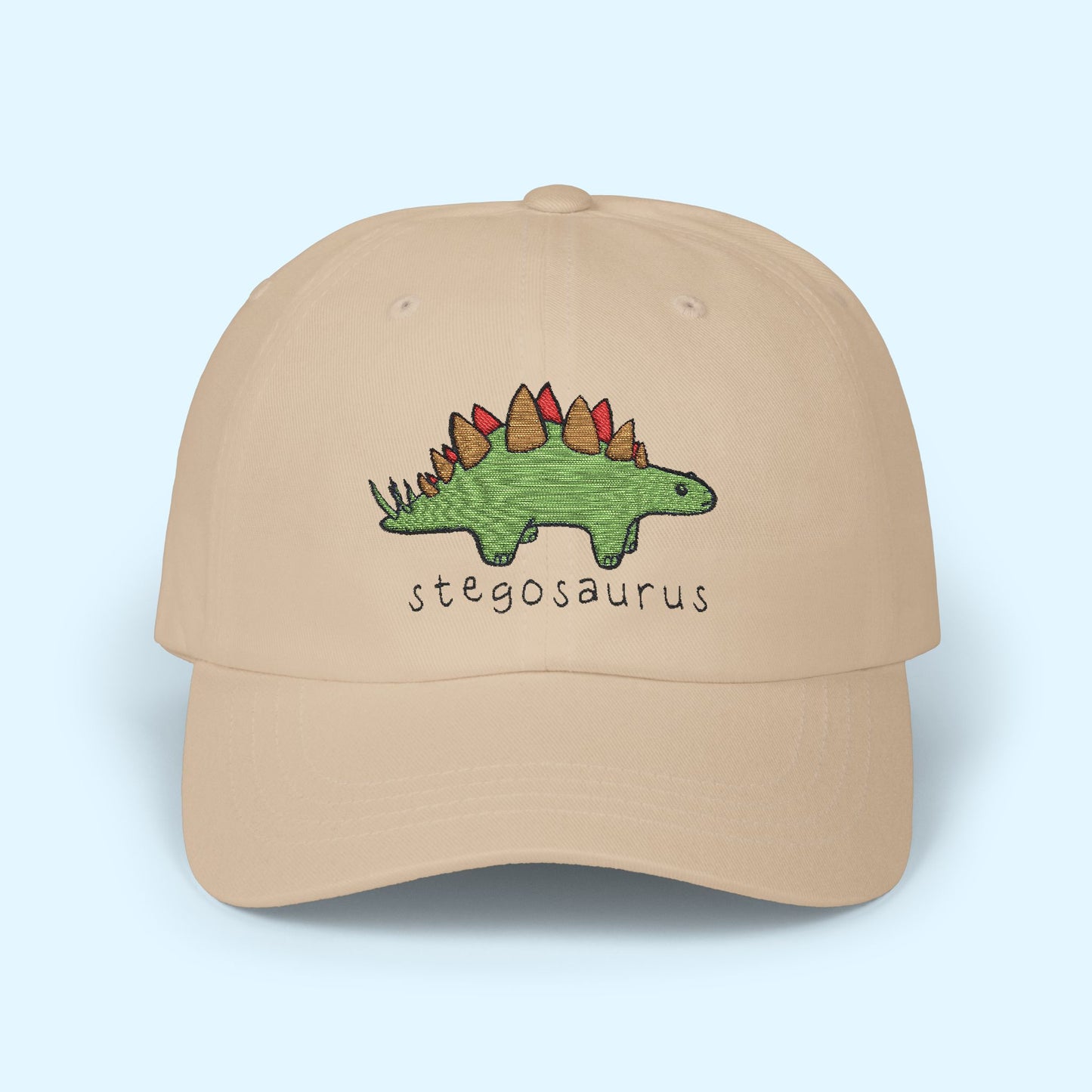 ’Stegosaurus’ Classic Dad Cap - Sammy - Light