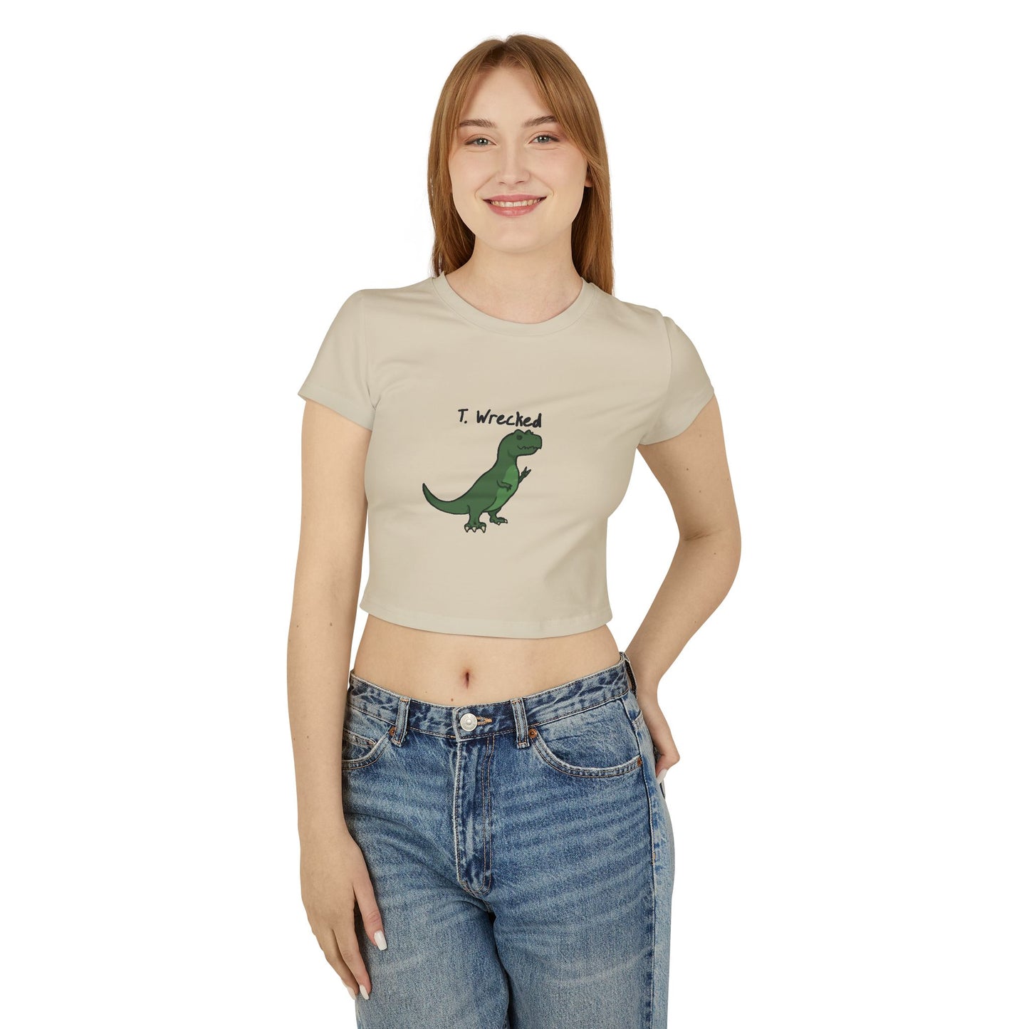 ‘T. Wrecked’ Tori T. Rex Dinosaur Baby Tee