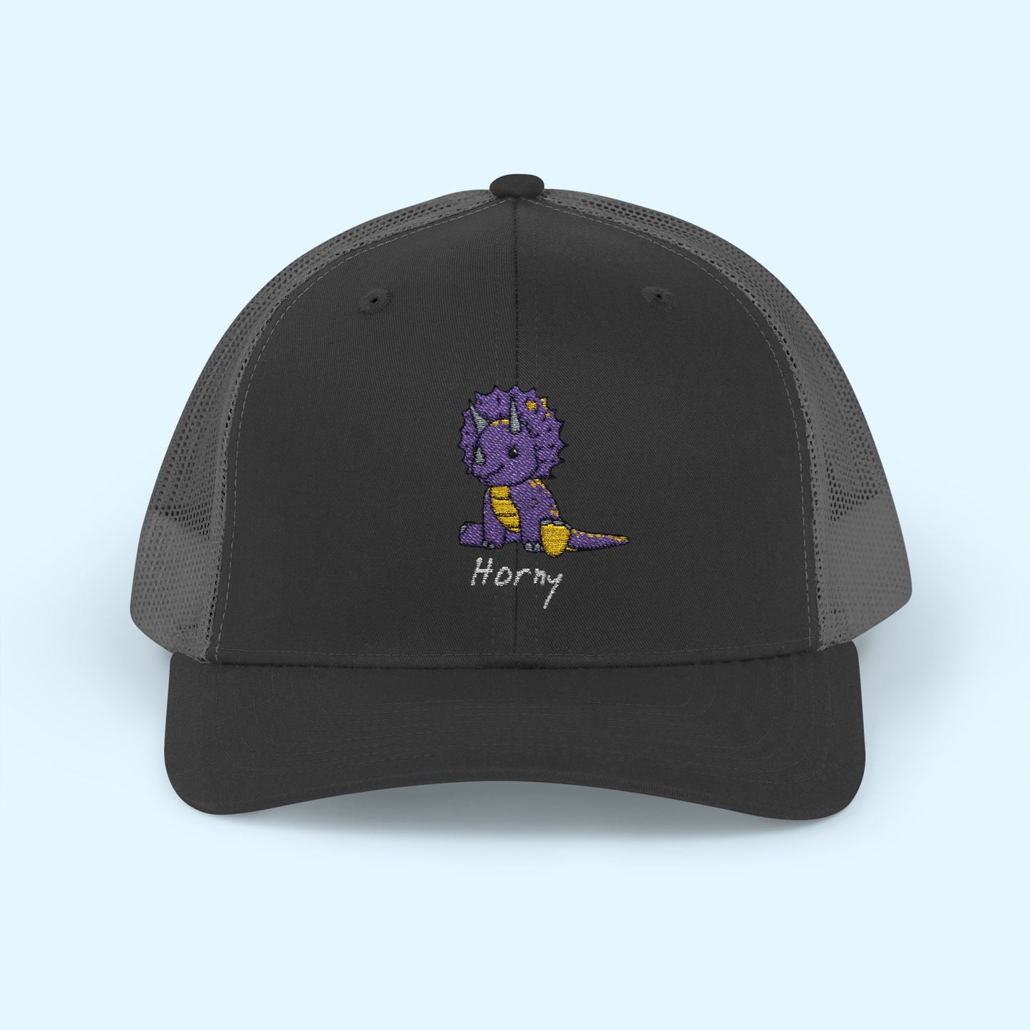‘Horny’ Triceratops Snapback Trucker Cap - Trixie