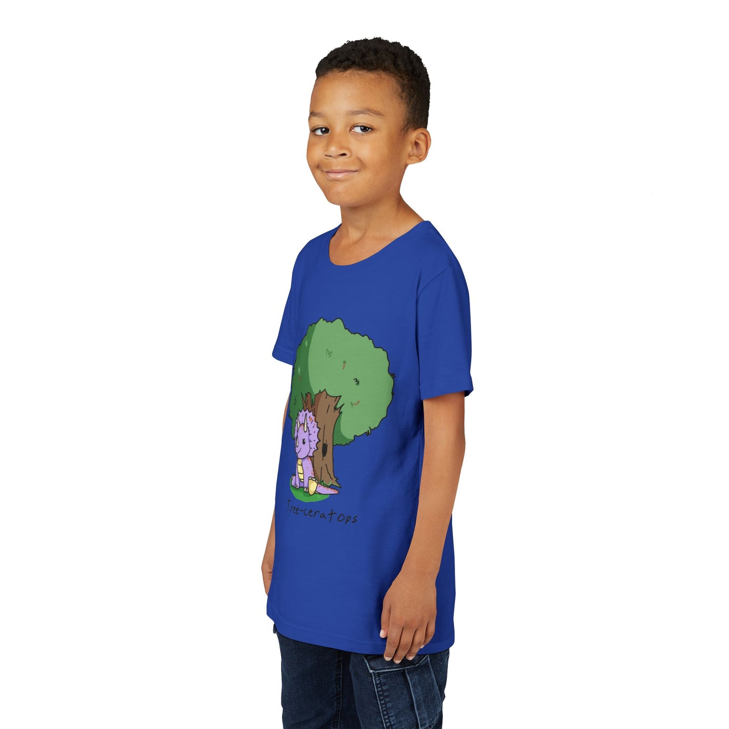 ‘Tree-ceratops’ Trixie Triceratops Dinosaur Youth Tee