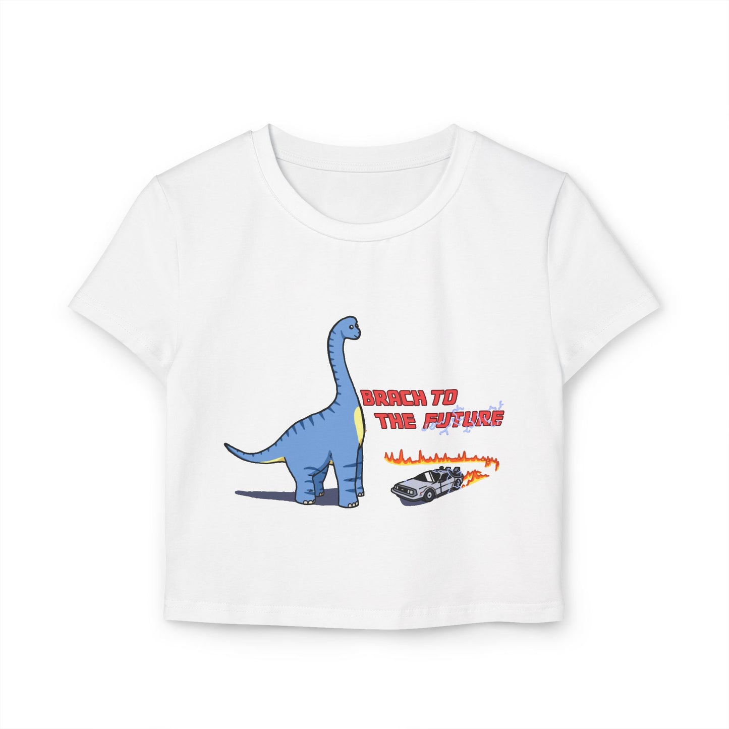 ‘Brach to the Future’ Billy Brachiosaurus Dinosaur Baby Tee