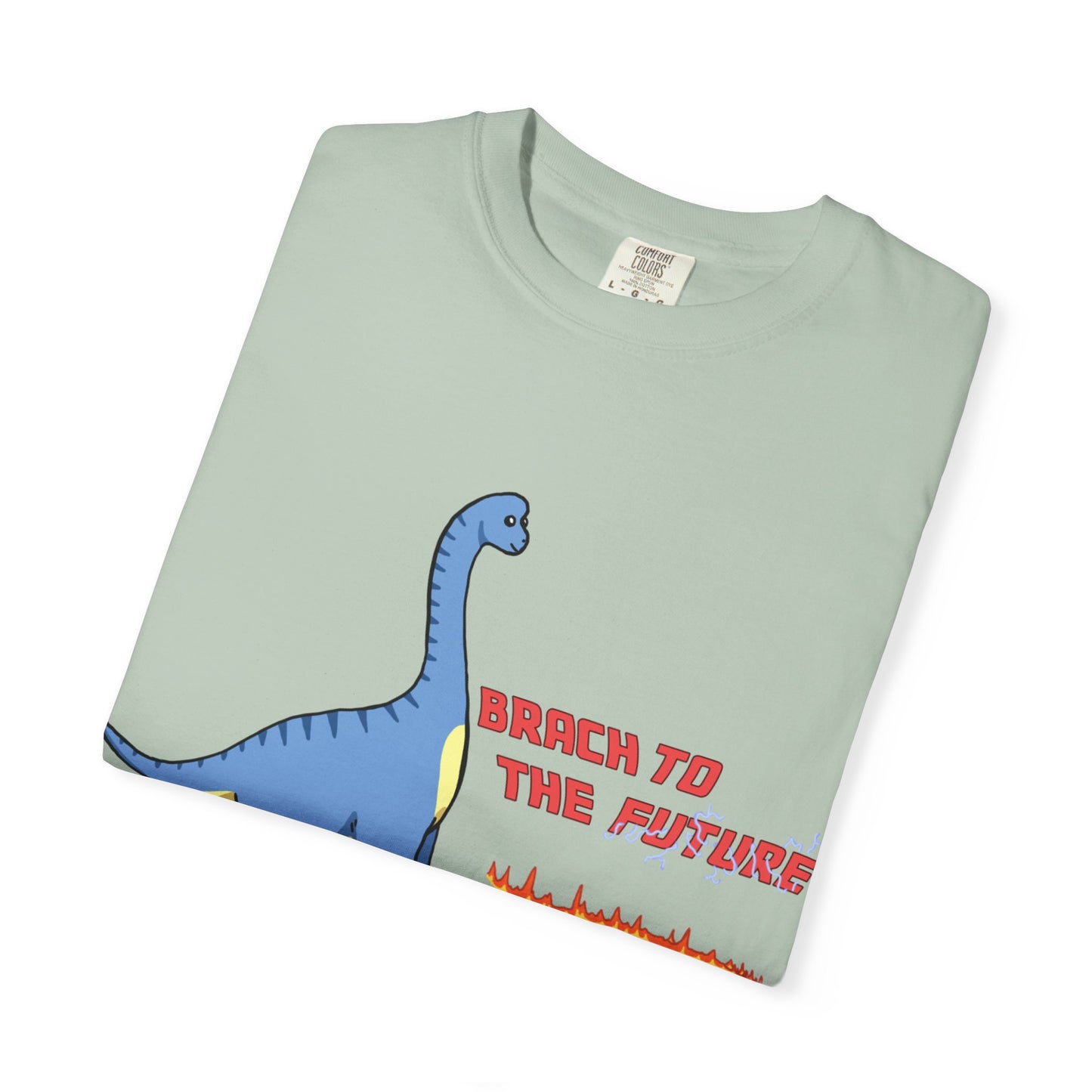 ‘Brach to the Future’ Billy Brachiosaurus Dinosaur Unisex T-shirt
