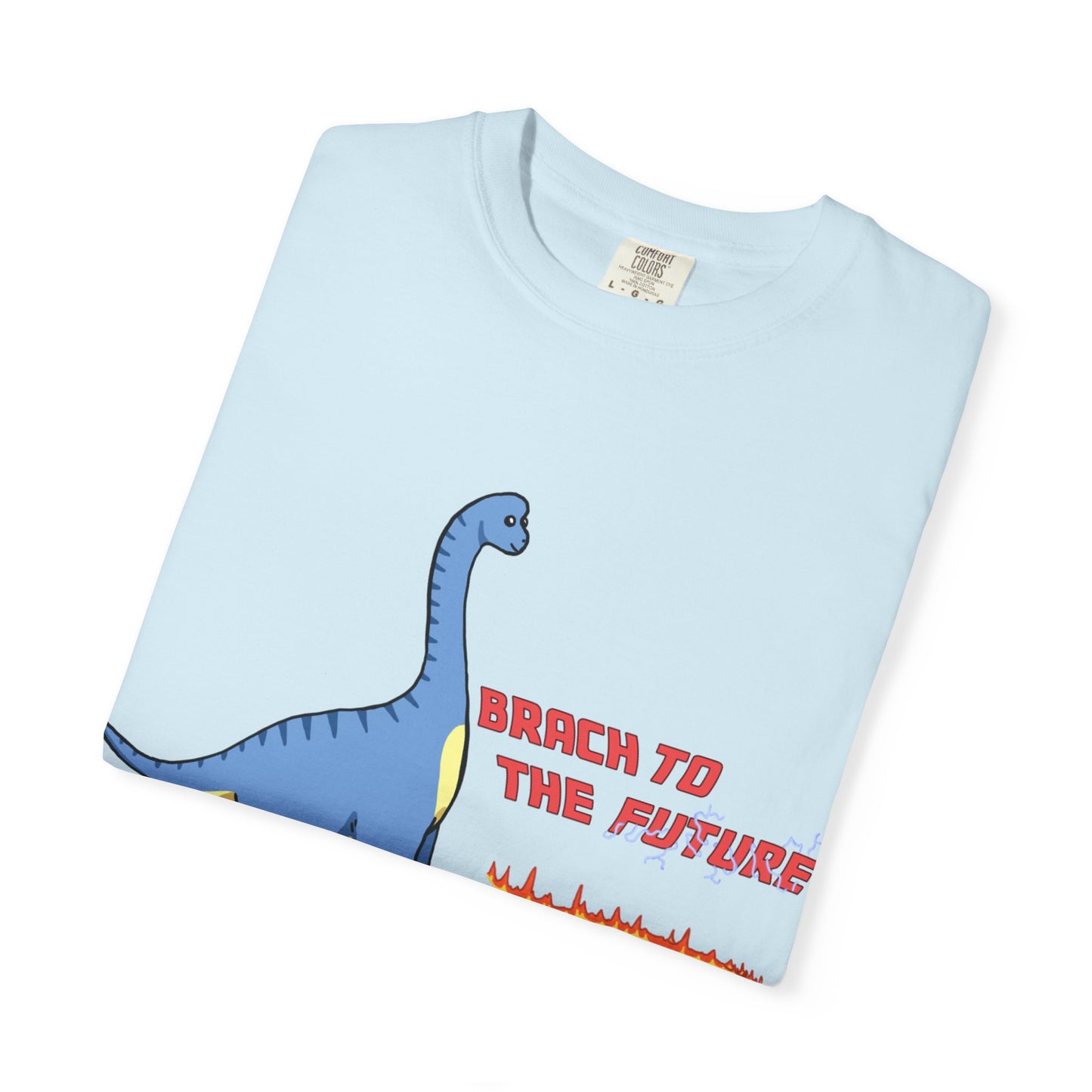 ‘Brach to the Future’ Billy Brachiosaurus Dinosaur Unisex T-shirt