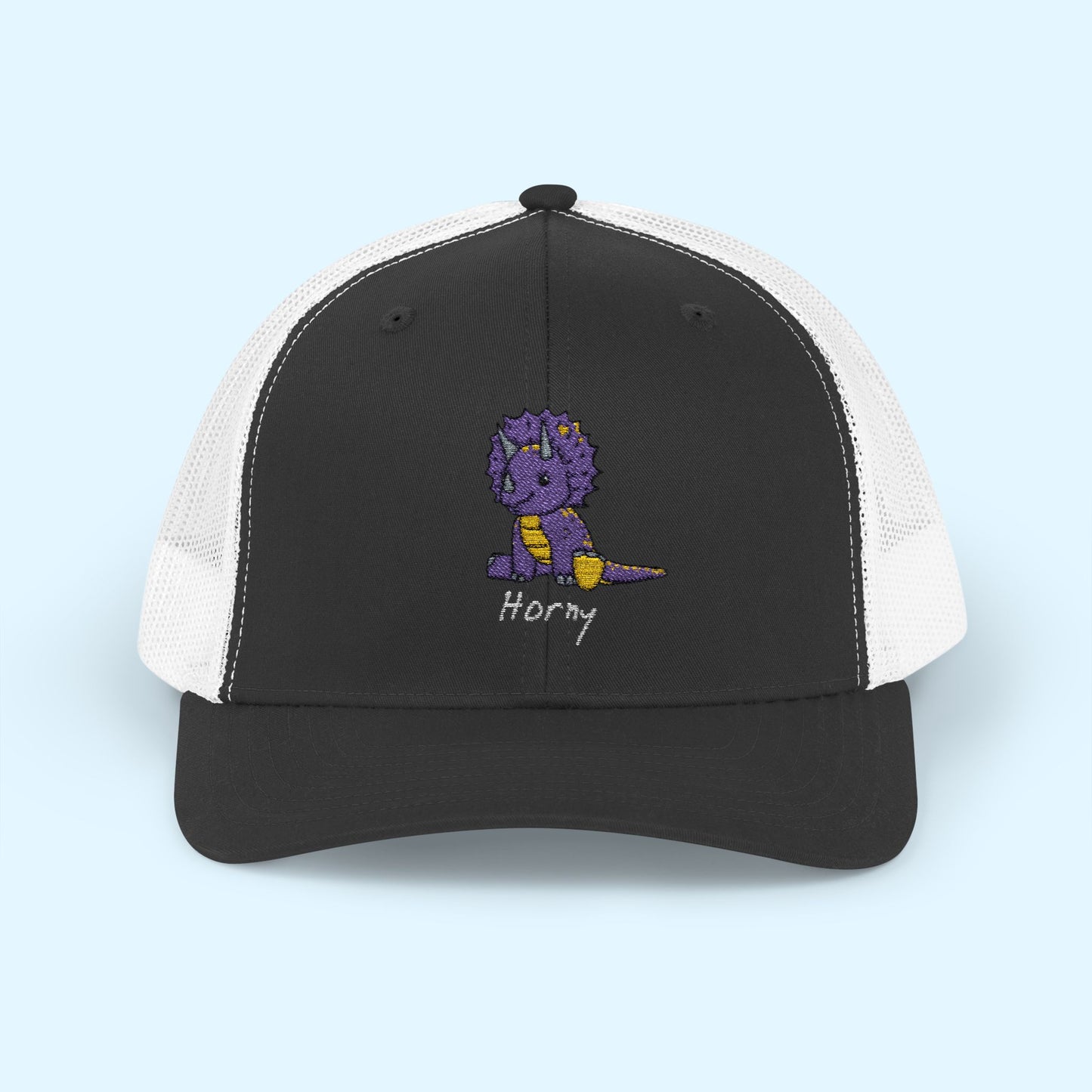 ‘Horny’ Triceratops Snapback Trucker Cap - Trixie