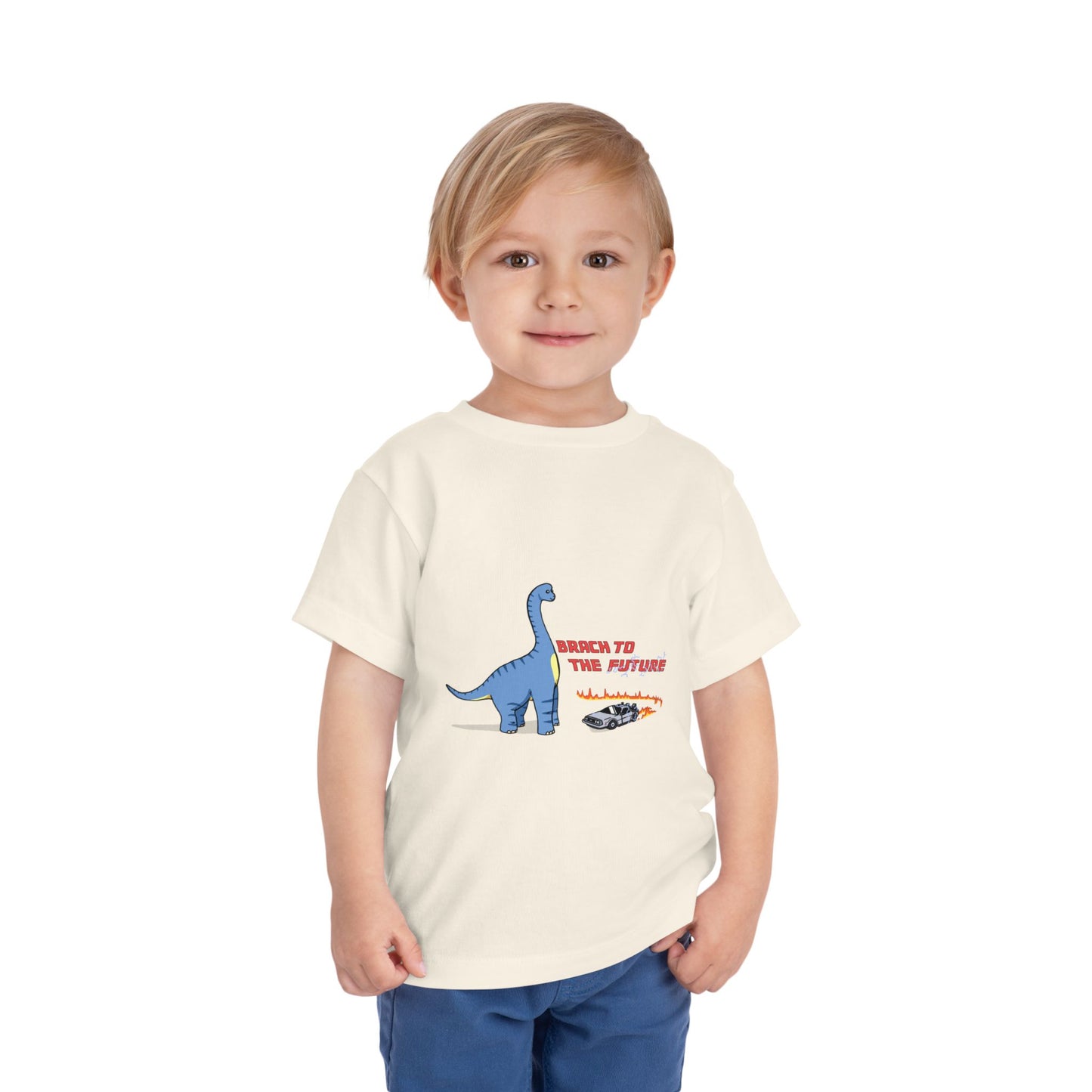 ‘Brach to the Future’ Billy Brachiosaurus Dinosaur Toddler Tee