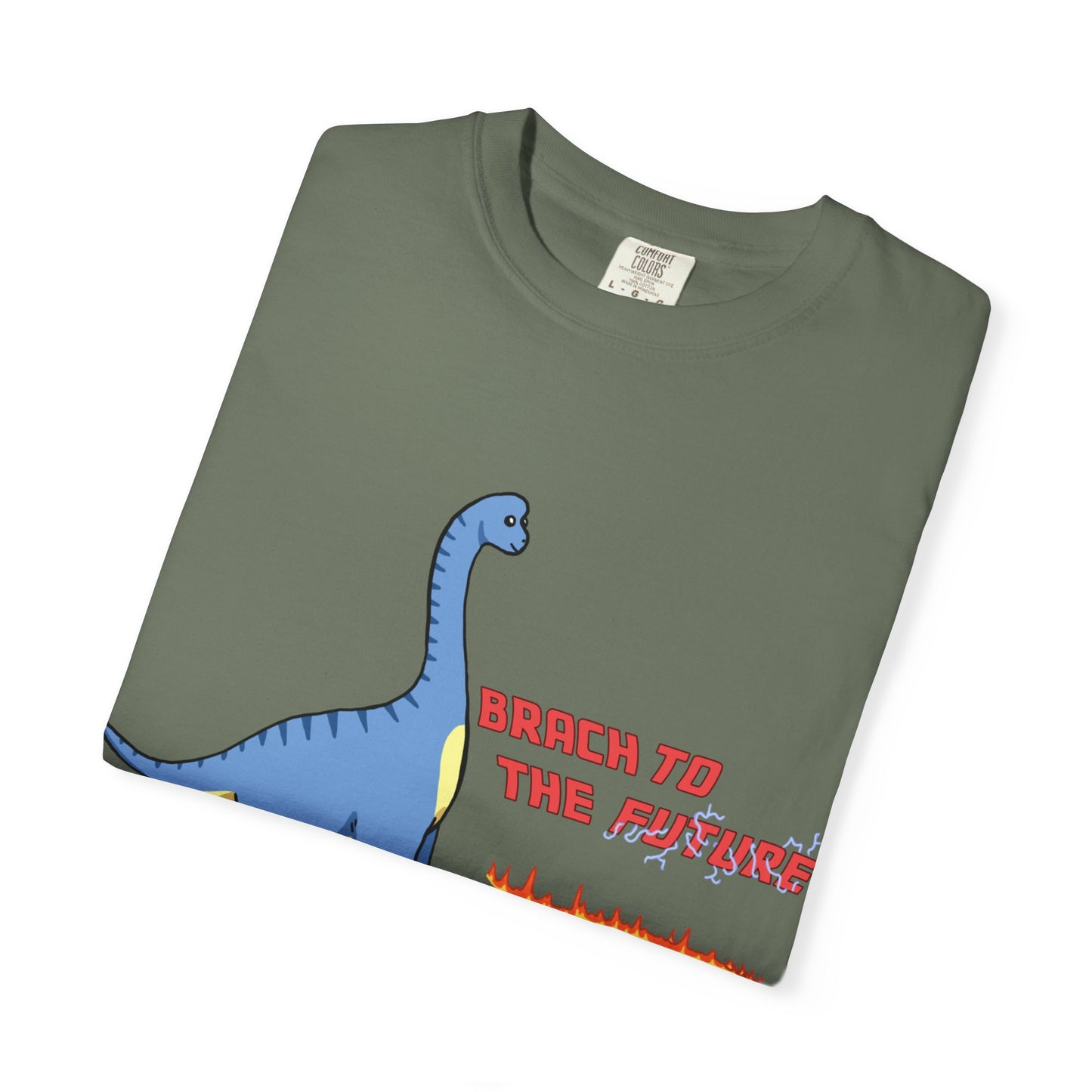 ‘Brach to the Future’ Billy Brachiosaurus Dinosaur Unisex T-shirt