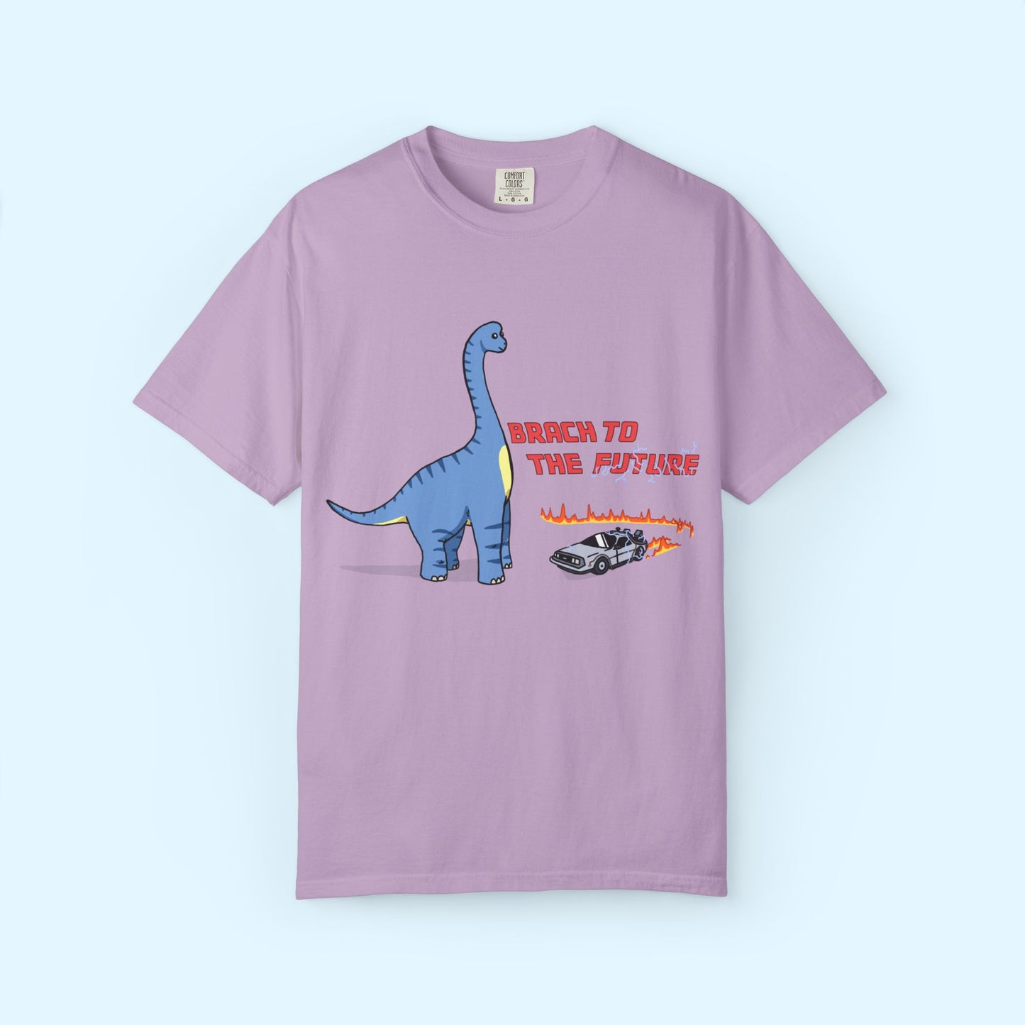 ‘Brach to the Future’ Billy Brachiosaurus Dinosaur Unisex T-shirt