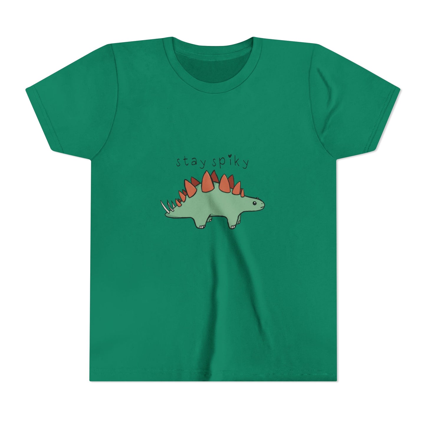 ‘Stay Spiky’ Sammy Stegosaurus Dinosaur Youth Tee