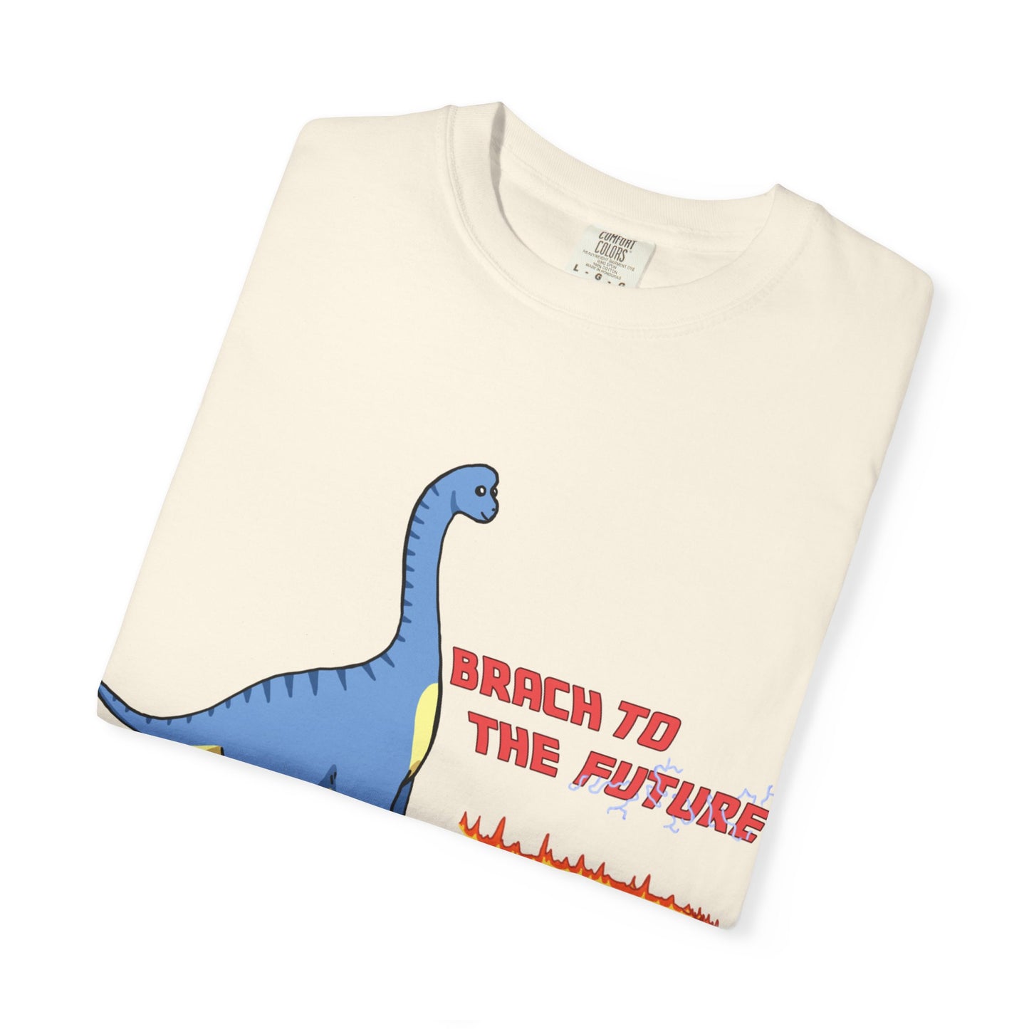 ‘Brach to the Future’ Billy Brachiosaurus Dinosaur Unisex T-shirt