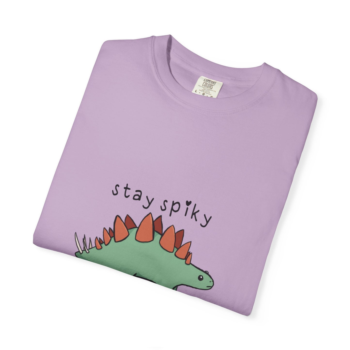 ‘Stay Spiky’ Sammy Stegosaurus Dinosaur Unisex T-Shirt