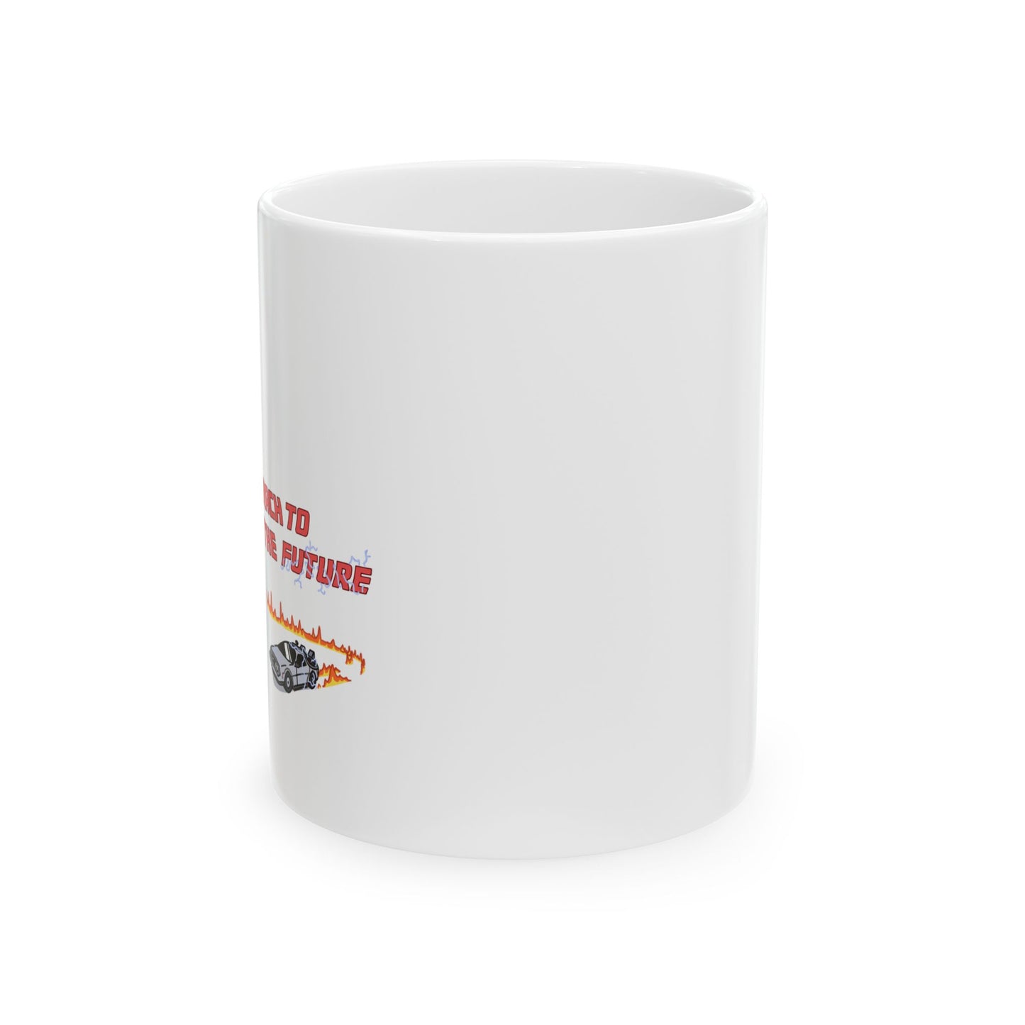 ‘Brach to the Future’ Billy Brachiosaurus Dinosaur Ceramic Mug