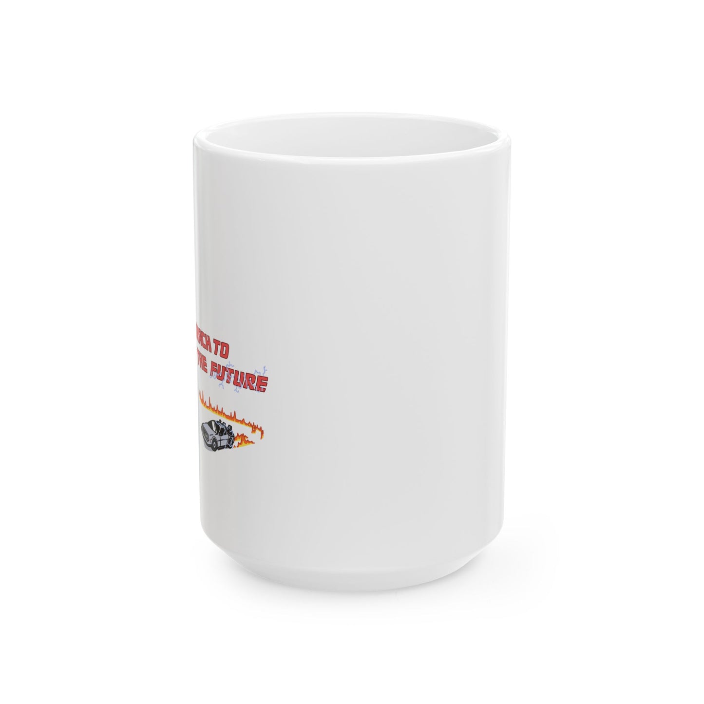 ‘Brach to the Future’ Billy Brachiosaurus Dinosaur Ceramic Mug