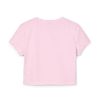 'Stay Spiky' Sammy Stegosaurus Dinosaur Crop Top - Women's Baby Tee