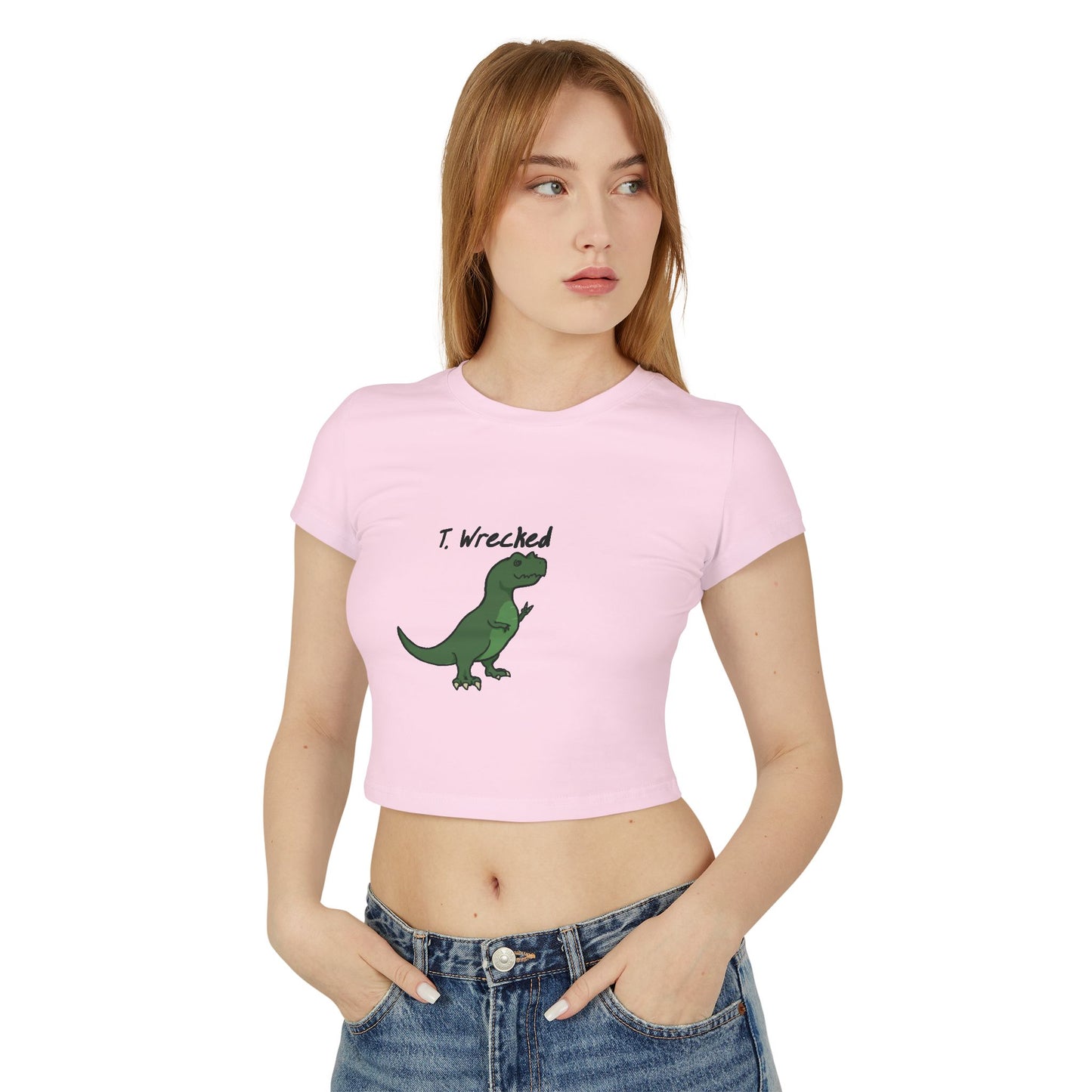 ‘T. Wrecked’ Tori T. Rex Dinosaur Baby Tee