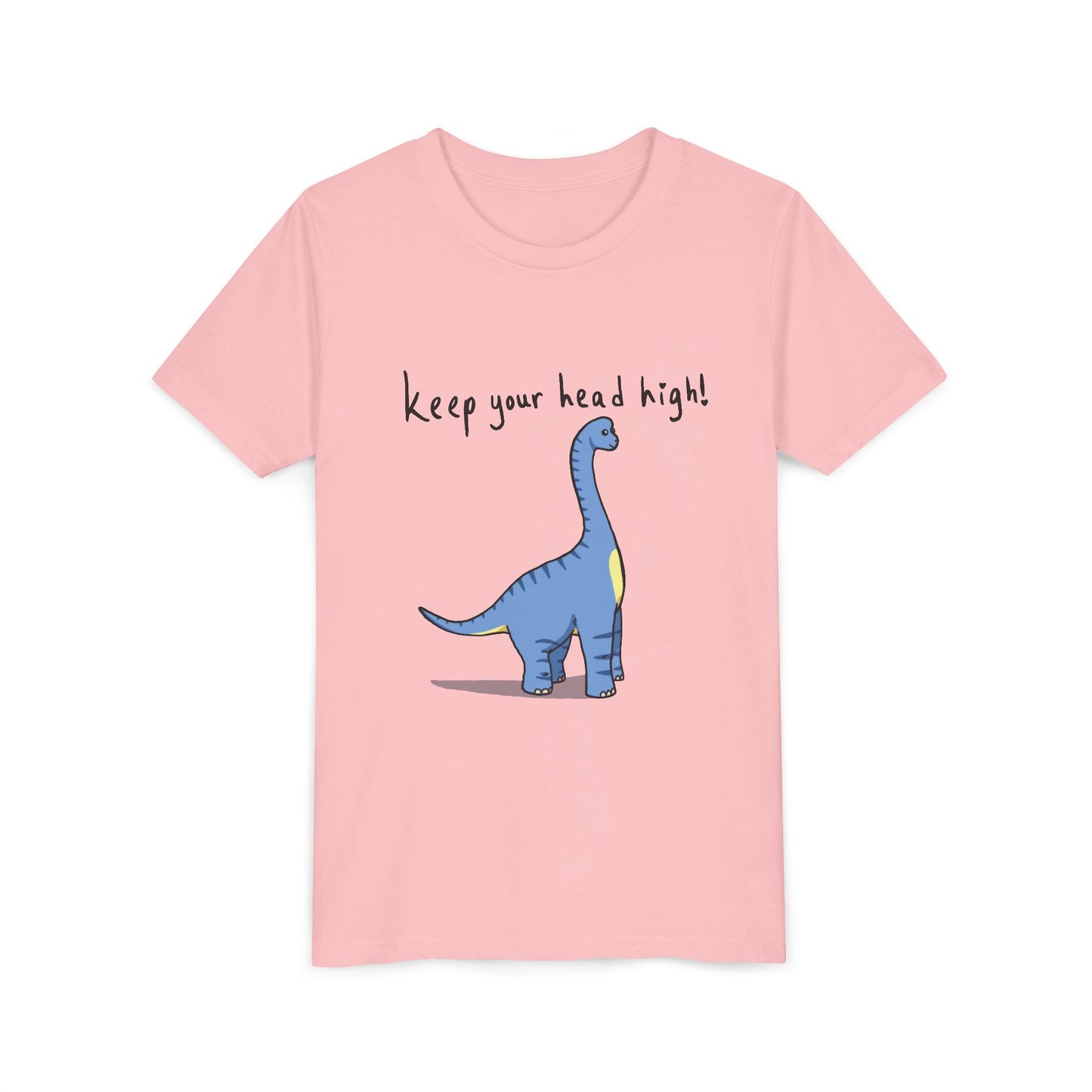 ‘Keep Your Head High’ Billy Brachiosaurus Dinosaur Youth Tee