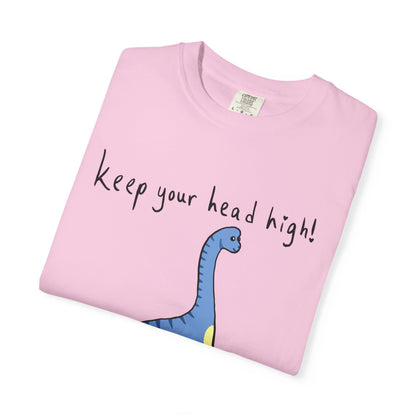 ‘Keep Your Head High’ Billy Brachiosaurus Dinosaur Unisex T-shirt