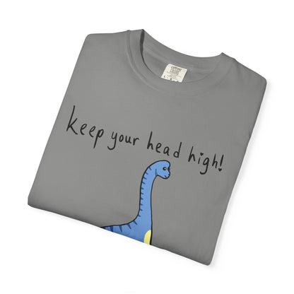 ‘Keep Your Head High’ Billy Brachiosaurus Dinosaur Unisex T-shirt