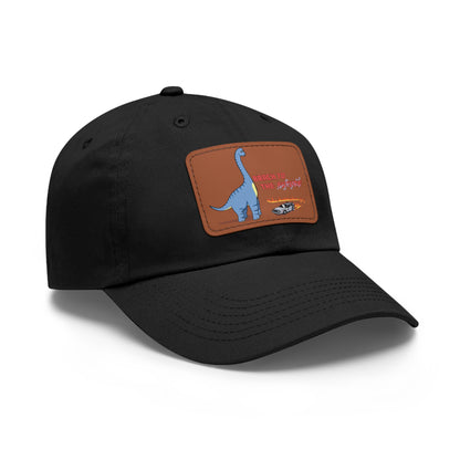 ‘Brach to the Future’ Billy Brachiosaurus Classic Dad Cap with Leather Patch