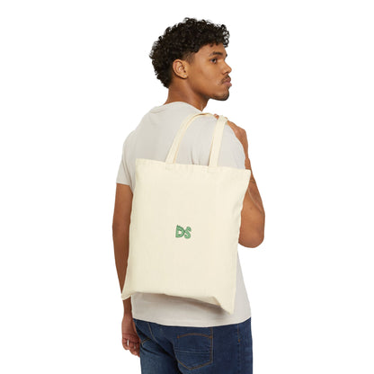 ‘Stay Spiky’ Sammy Stegosaurus Dinosaur Canvas Tote Bag