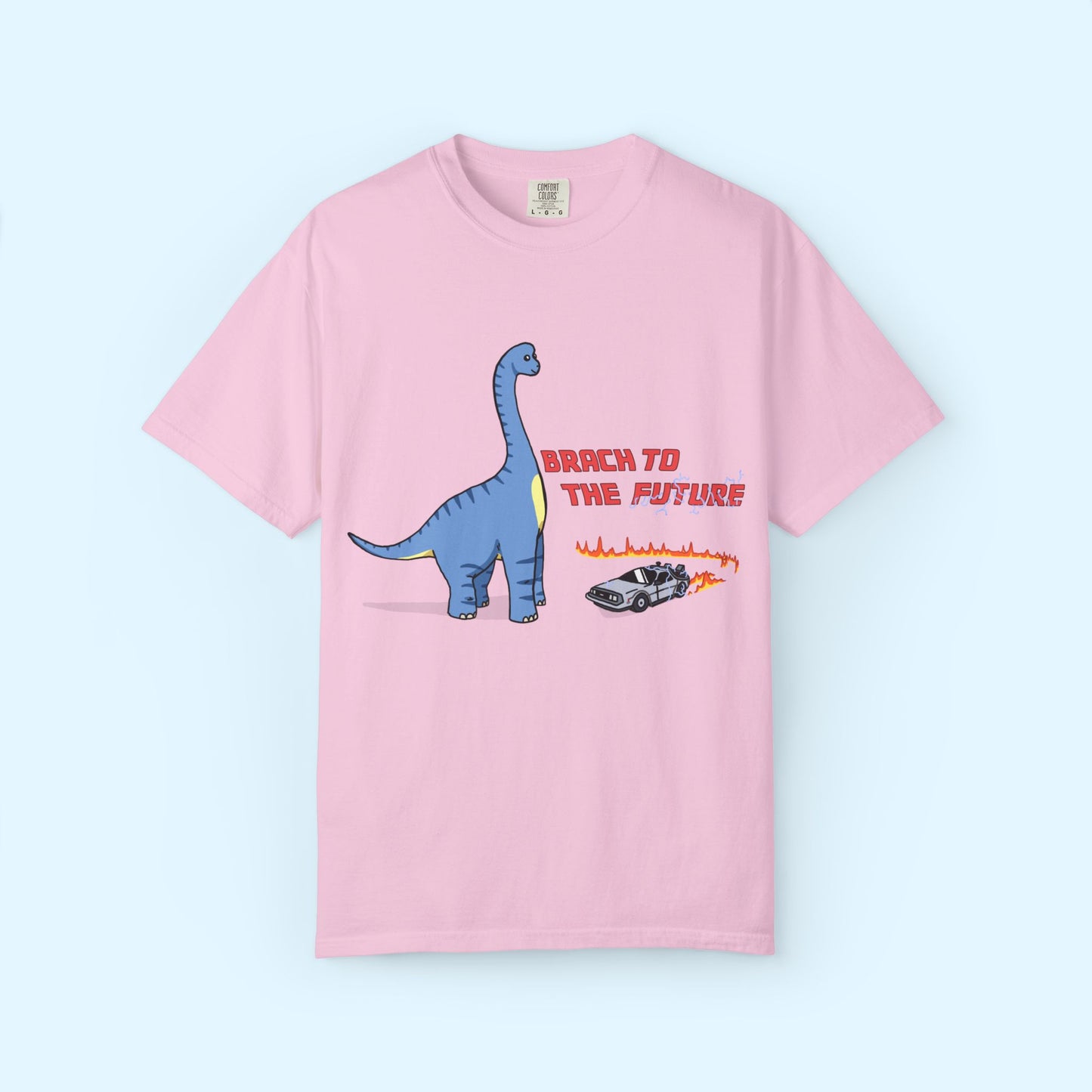 ‘Brach to the Future’ Billy Brachiosaurus Dinosaur Unisex T-shirt