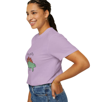‘Stay Spiky’ Sammy Stegosaurus Dinosaur Unisex T-Shirt