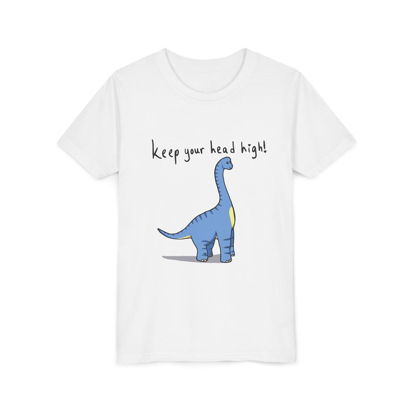 ‘Keep Your Head High’ Billy Brachiosaurus Dinosaur Youth Tee