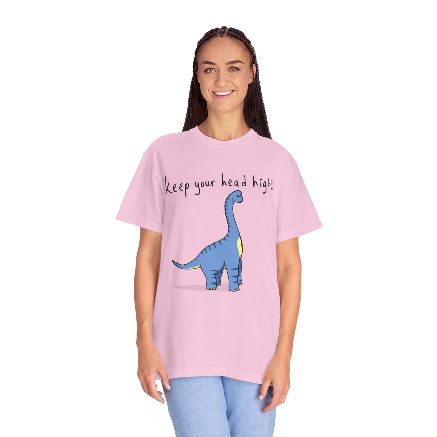 ‘Keep Your Head High’ Billy Brachiosaurus Dinosaur Unisex T-shirt